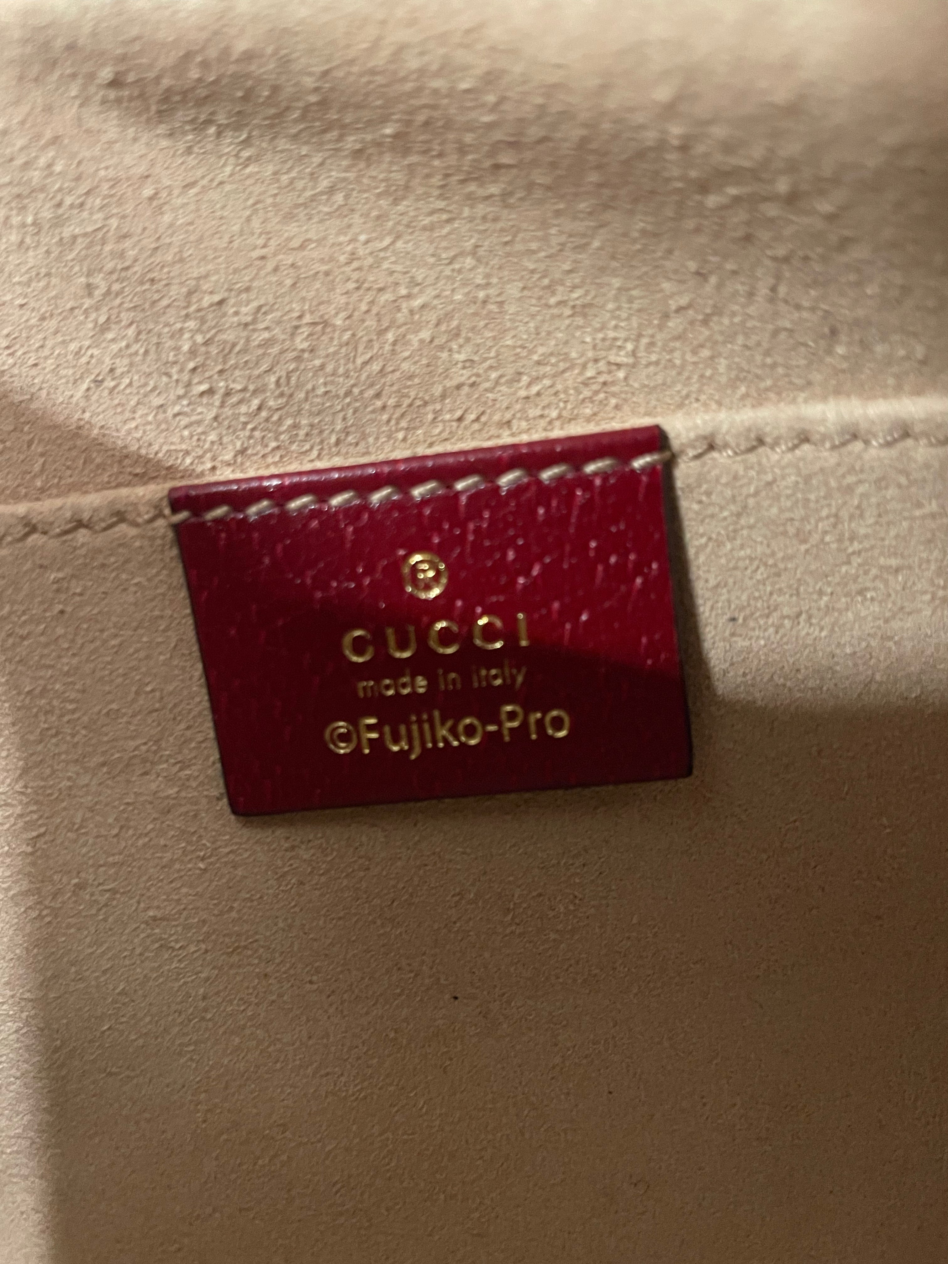 GUCCI/Cross Body Bag/Monogram/Leather/RED/647784 562600 X FUJIKO-PRO view 4