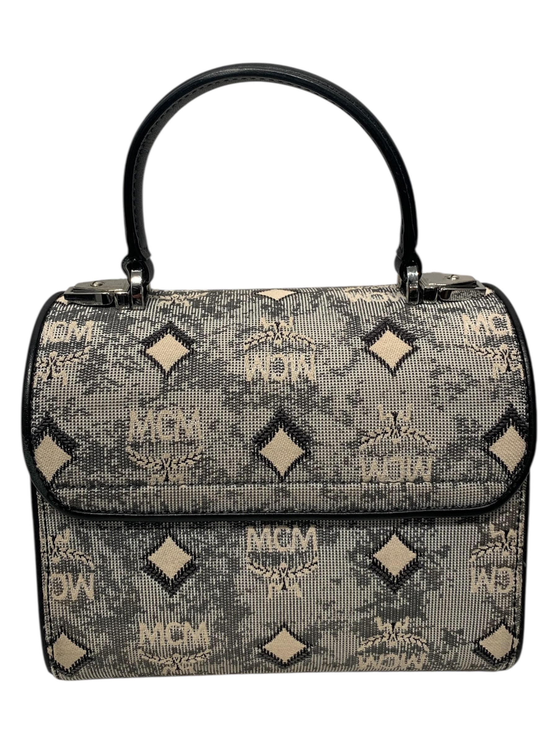 MCM/Hand Bag/Monogram/Cotton/BLK/mini bag MR7HVKT view 2