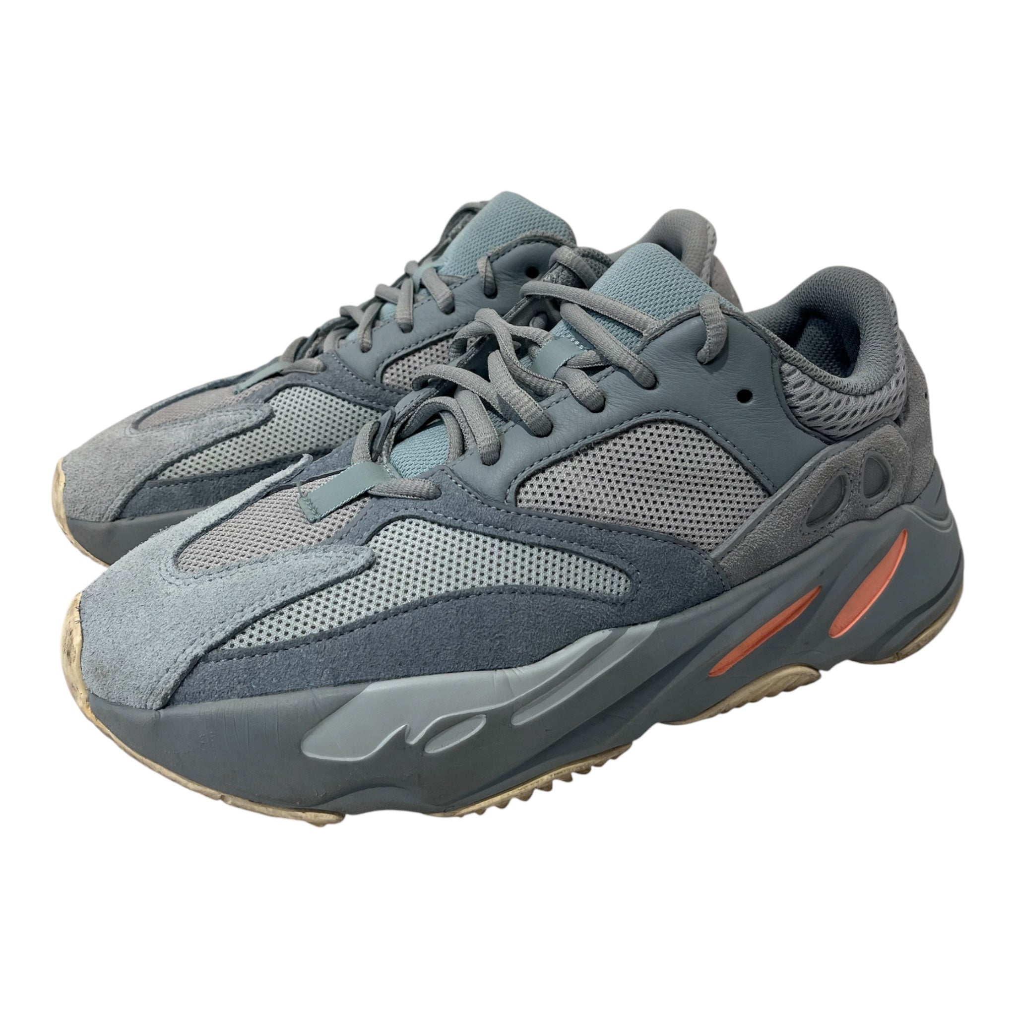 adidas/YEEZY/Low-Sneakers/US 8/Polyester/GRY/U-Tip/ARTEG7597 700 runner inertia view 1