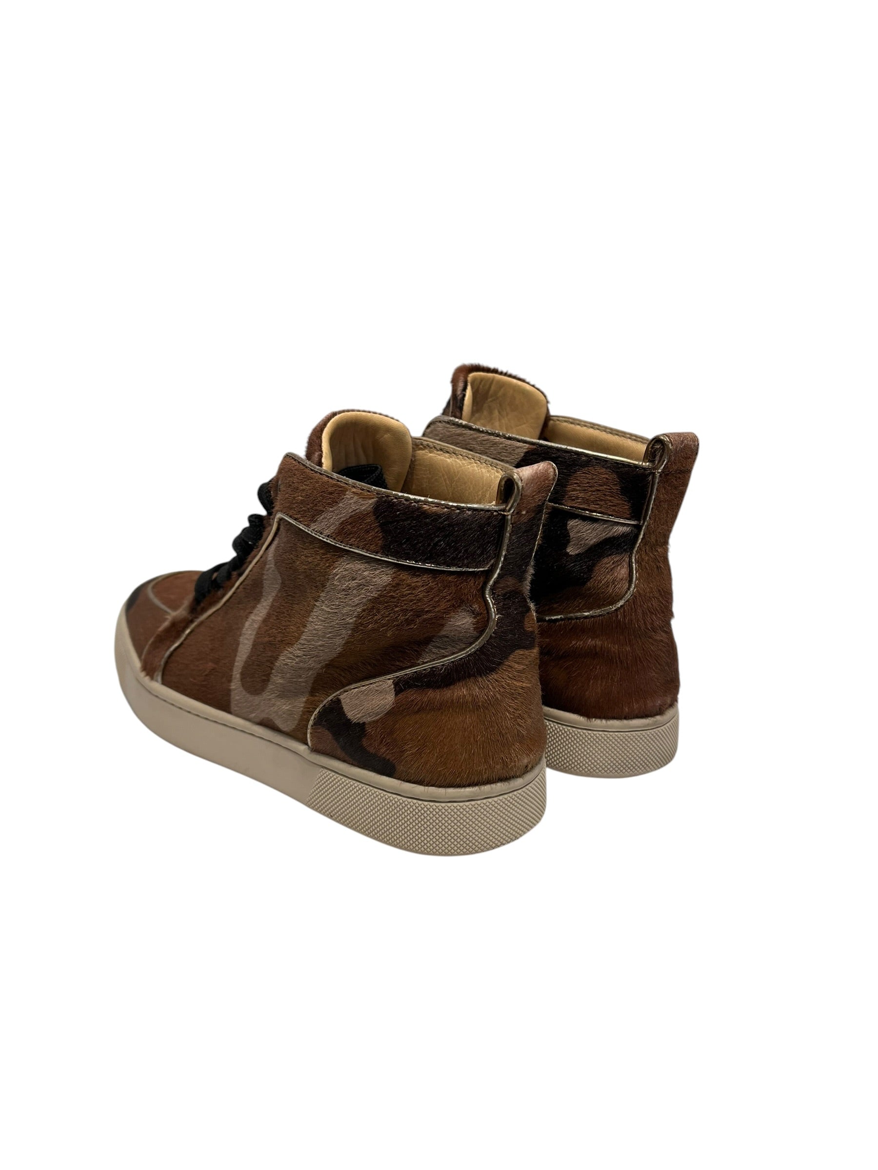 Christian Louboutin/Hi-Sneakers/EU 36/Animal Pattern/Suede/BRW/PONY HAIR view 2