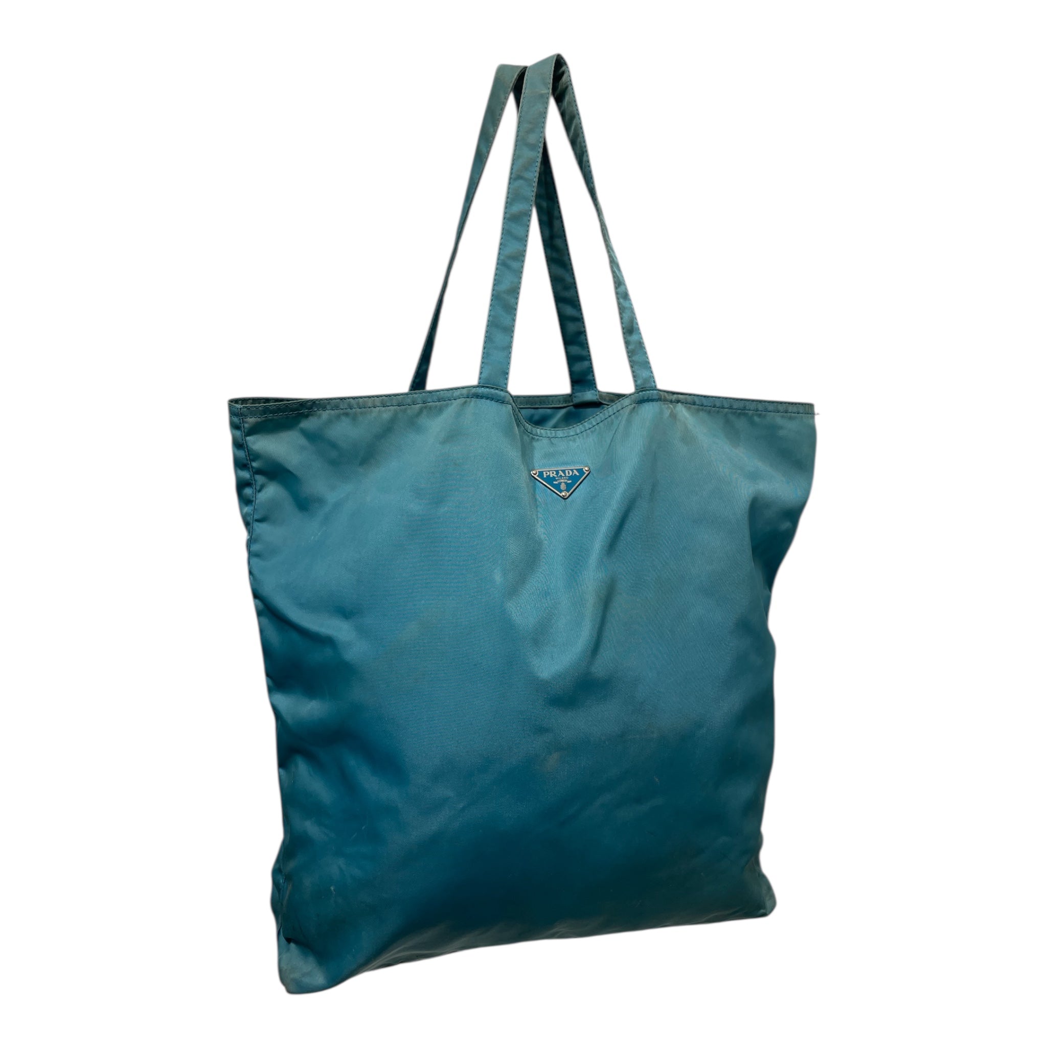 PRADA/Tote Bag/Nylon/BLU/prada robot tote view 2