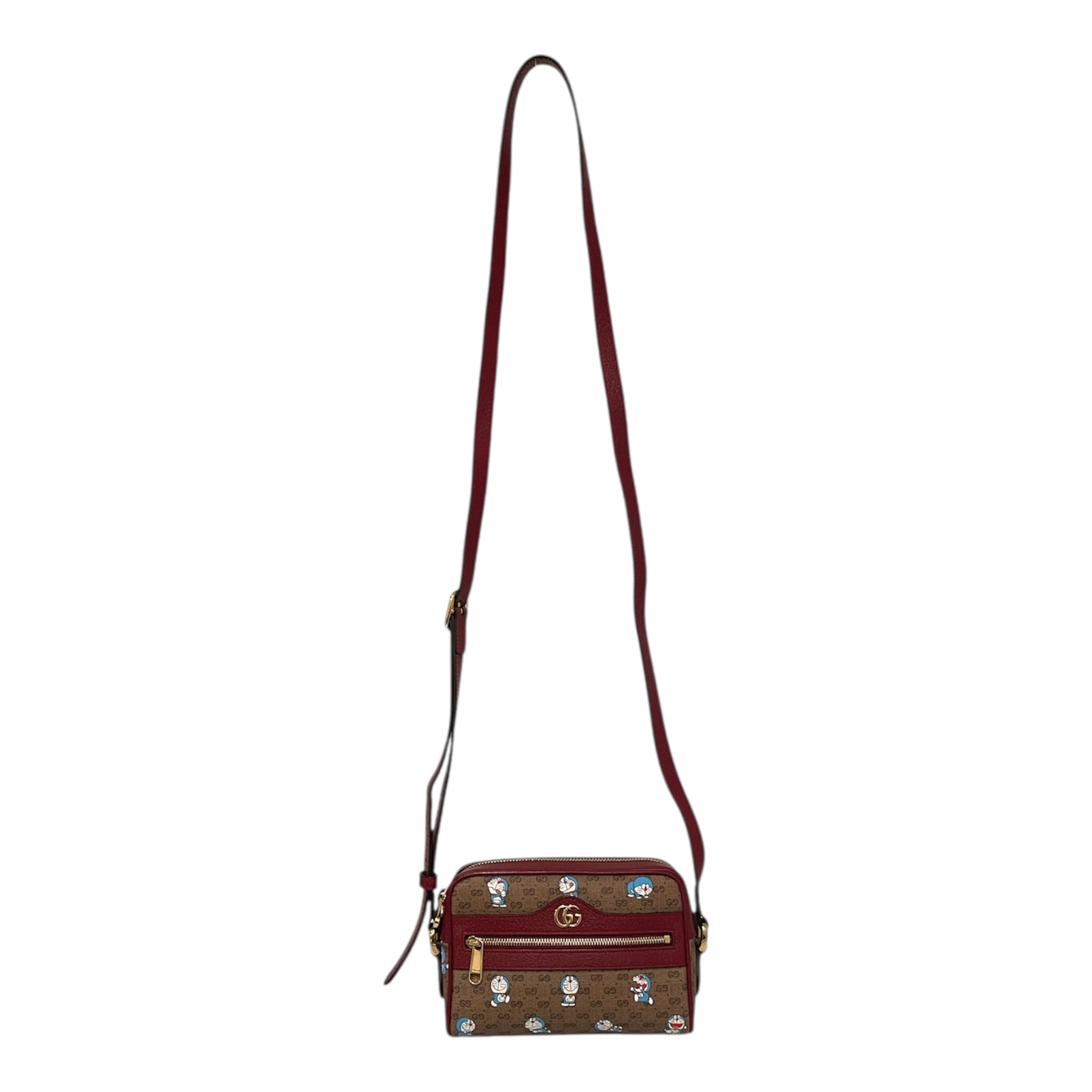 GUCCI/Cross Body Bag/Monogram/Leather/RED/647784 562600 X FUJIKO-PRO view 1