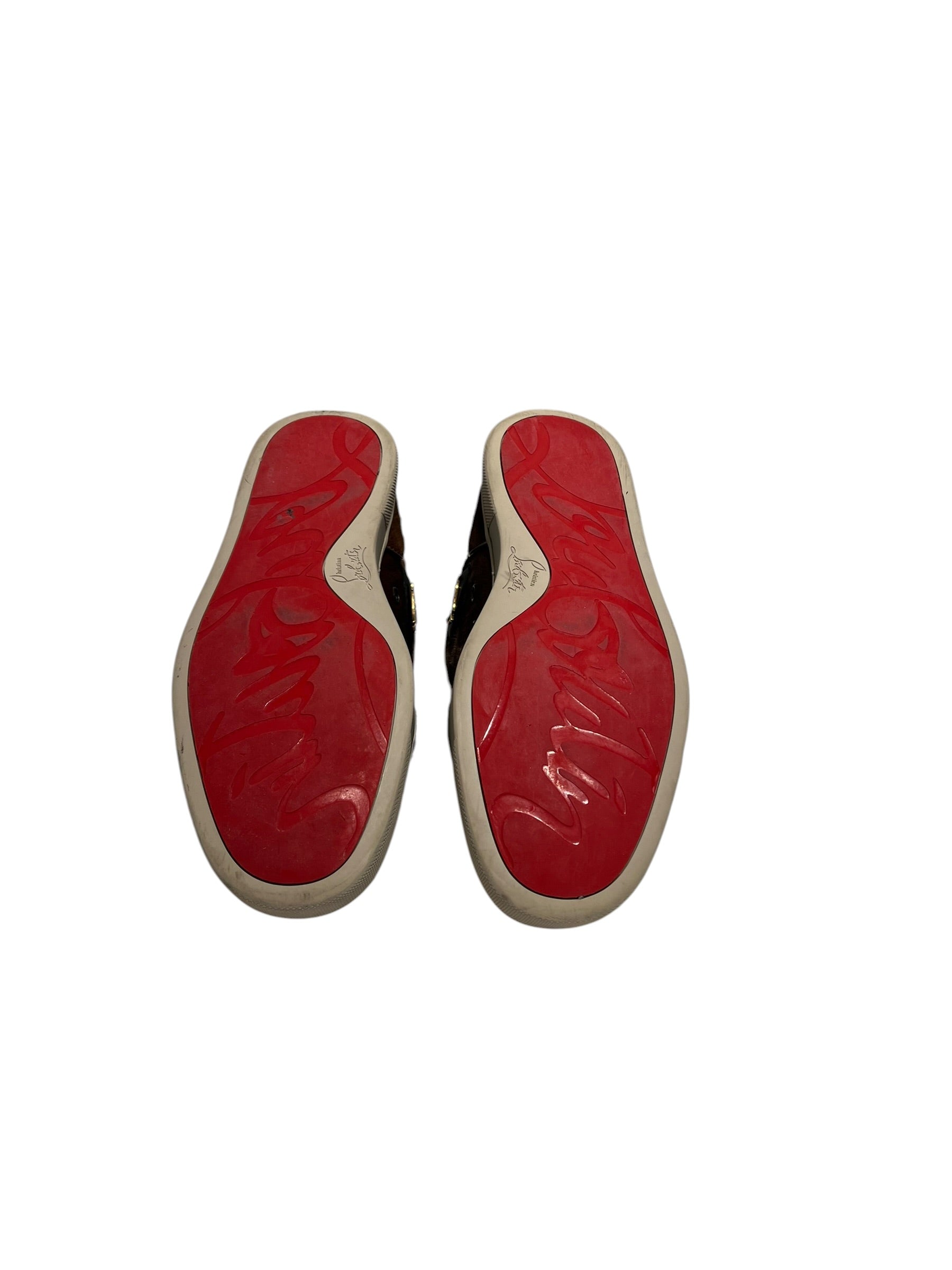 Christian Louboutin/Hi-Sneakers/EU 36/Animal Pattern/Suede/BRW/PONY HAIR view 3