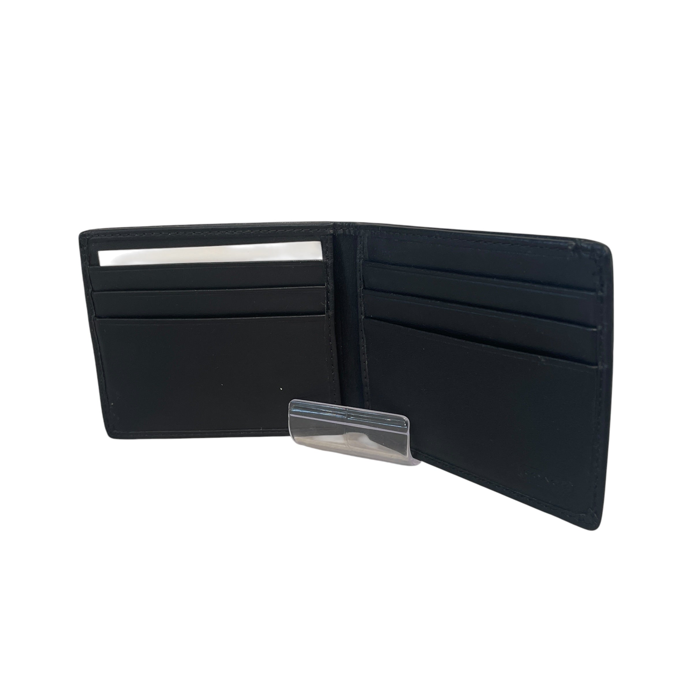 COACH/Bifold Wallet/Monogram/Leather/BLK/Matte Black Monogram view 3
