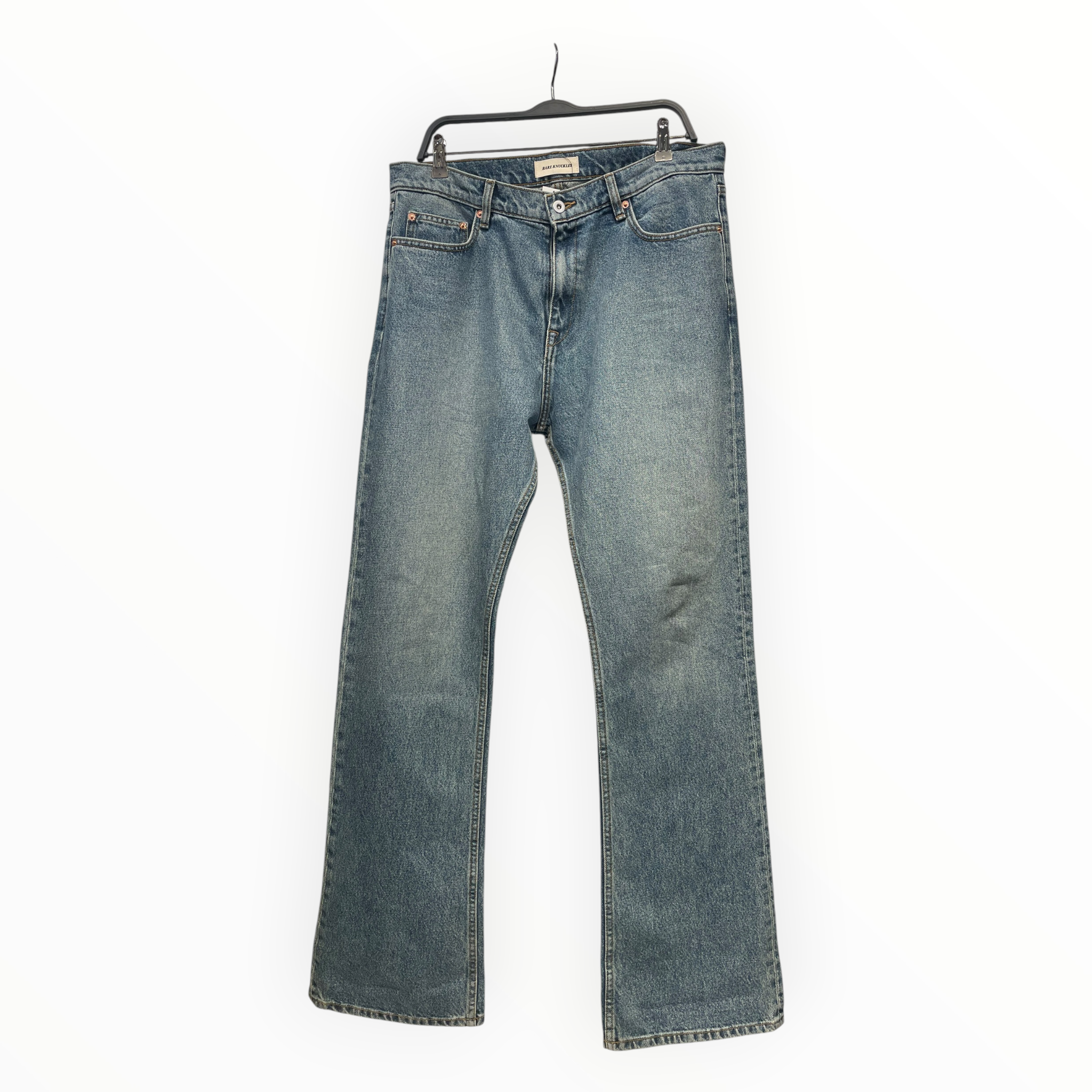 BARE KNUCKLES/Straight Pants/34/Denim/BLU/ view 1