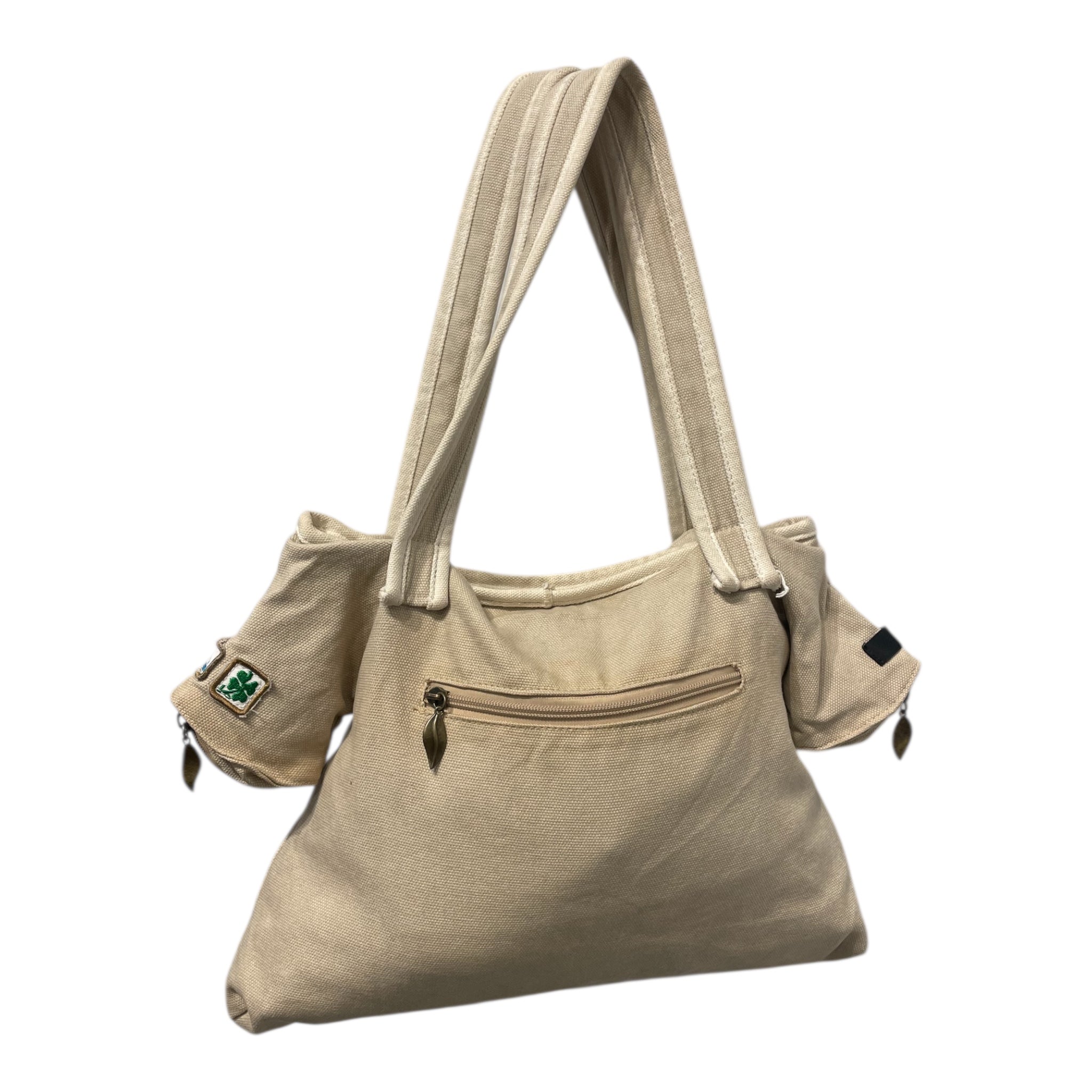 DSQUARED2/Tote Bag/Cotton/CRM/dsquared is hitting the slopes view 2