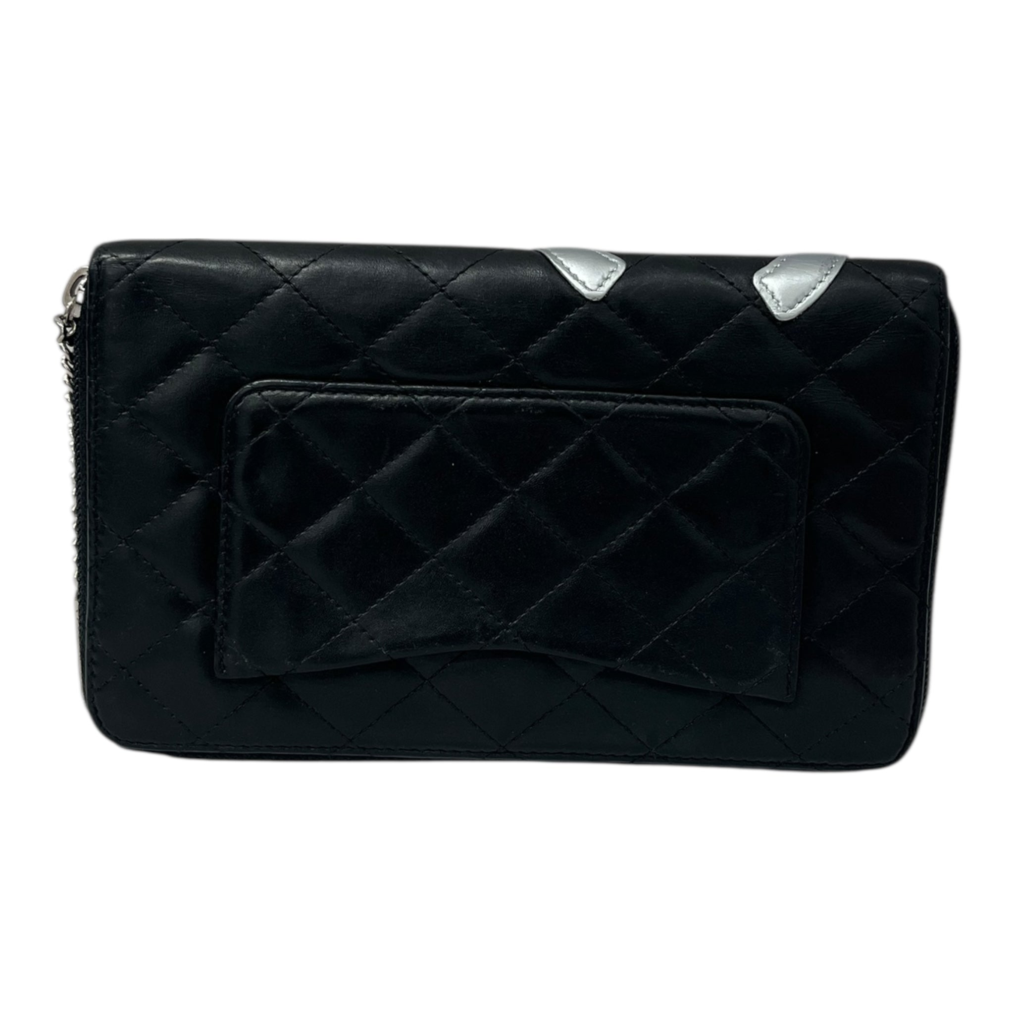 CHANEL/Wallet/Leather/BLK/CAMBON LIGNE QUILTED 15084275 view 3
