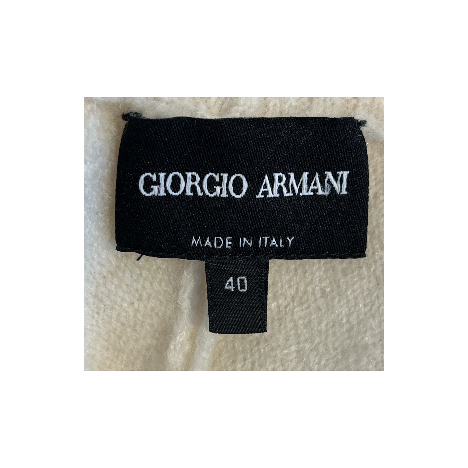 GIORGIO ARMANI/Sweater/40/Mohair/CRM/Turtle Neck/MOHAIR TURTLE NECK view 3