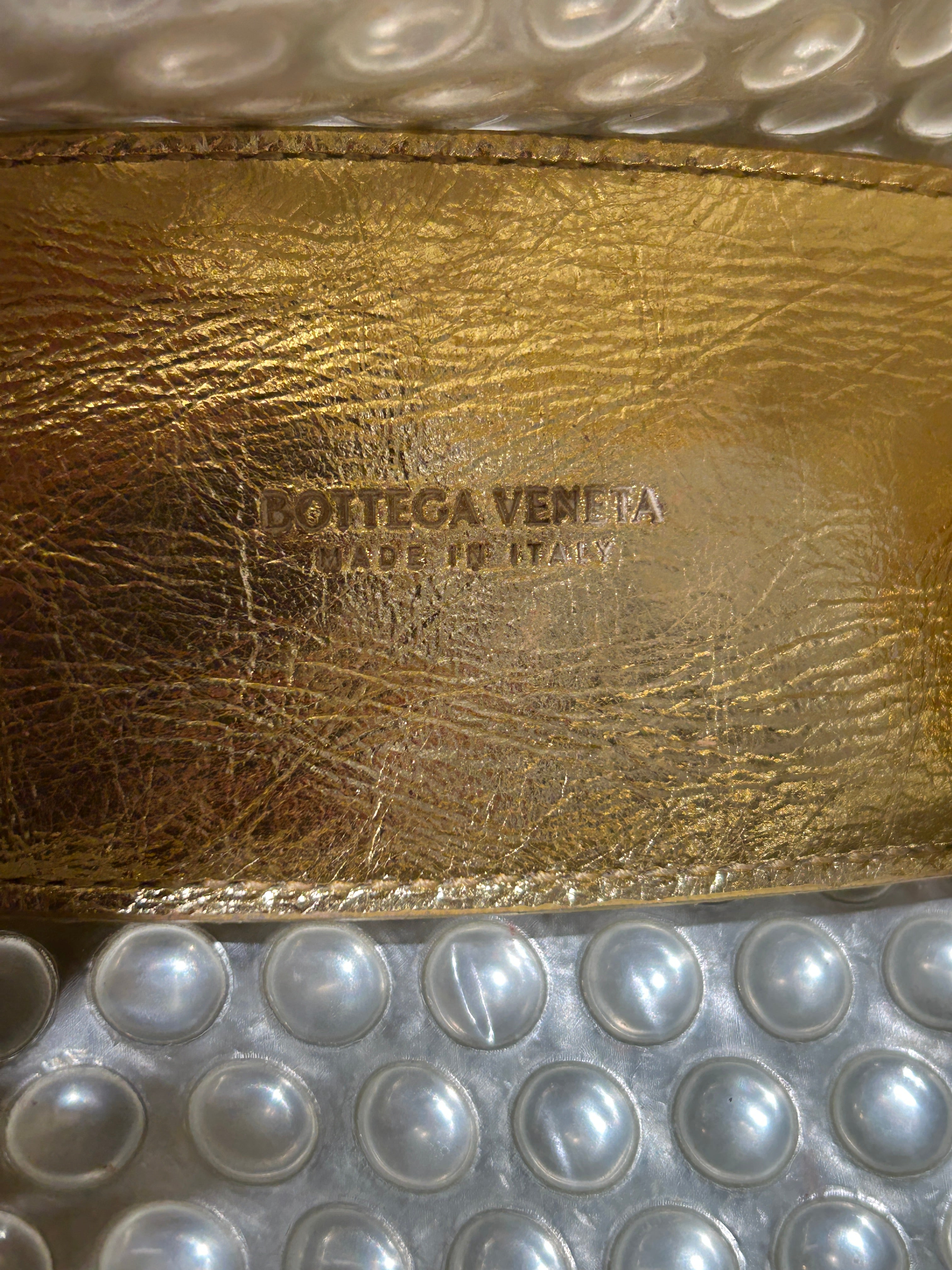 BOTTEGA VENETA/Bag/GLD/POUCH LEATHER CLUTCH BAG view 4