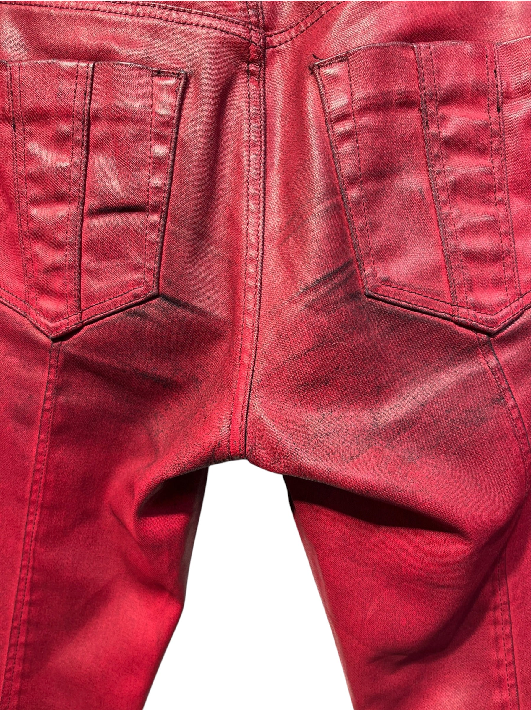 BURBERRY BRIT/Skinny Pants/26/Cotton/RED/WESTBOURNE SKINNY ANKLE view 6