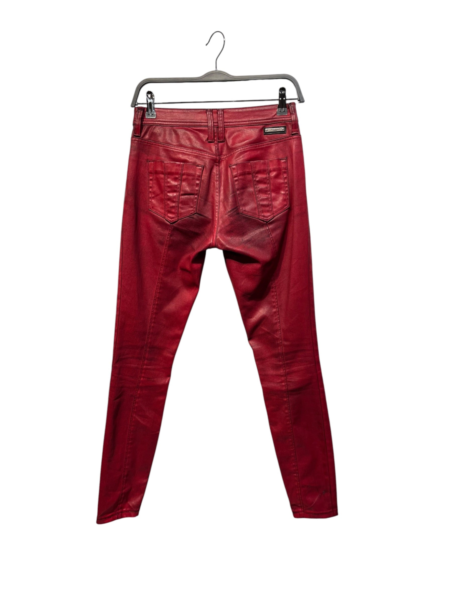 BURBERRY BRIT/Skinny Pants/26/Cotton/RED/WESTBOURNE SKINNY ANKLE view 2