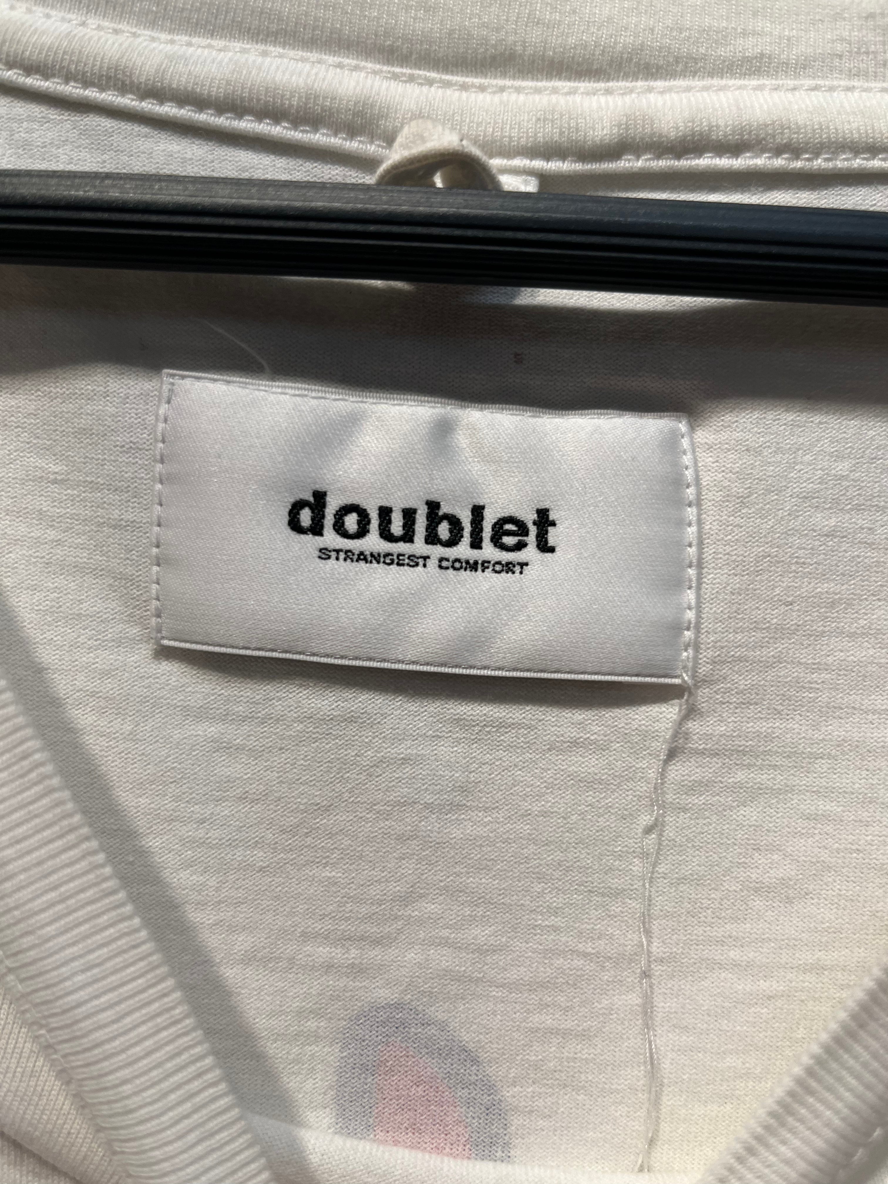 doublet/T-Shirt/XL/Cotton/WHT/Graphic/ view 3