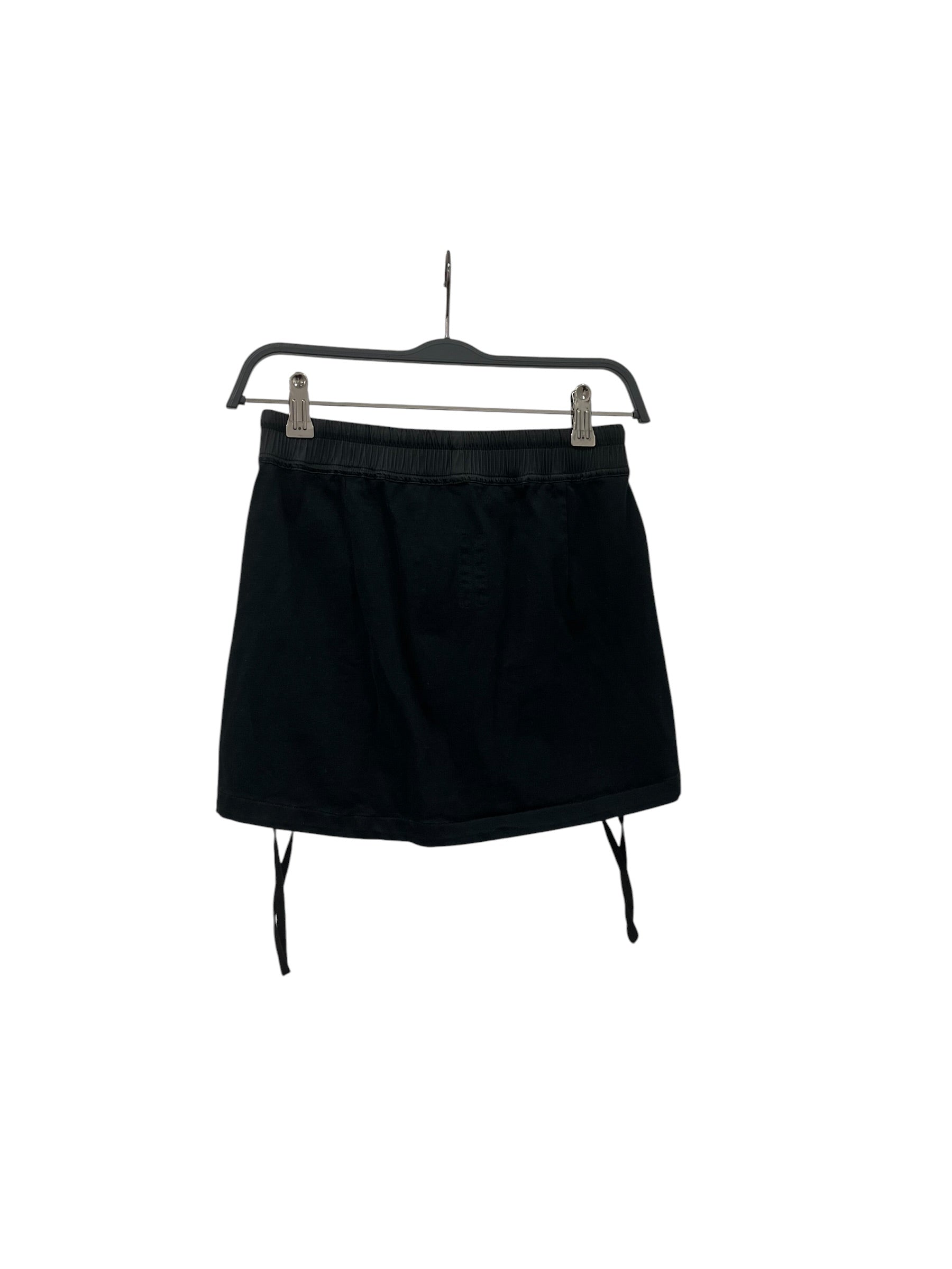 RICK OWENS DRKSHDW/Skirt/M/Cotton/BLK/FULL LENGTH ZIPPER view 2