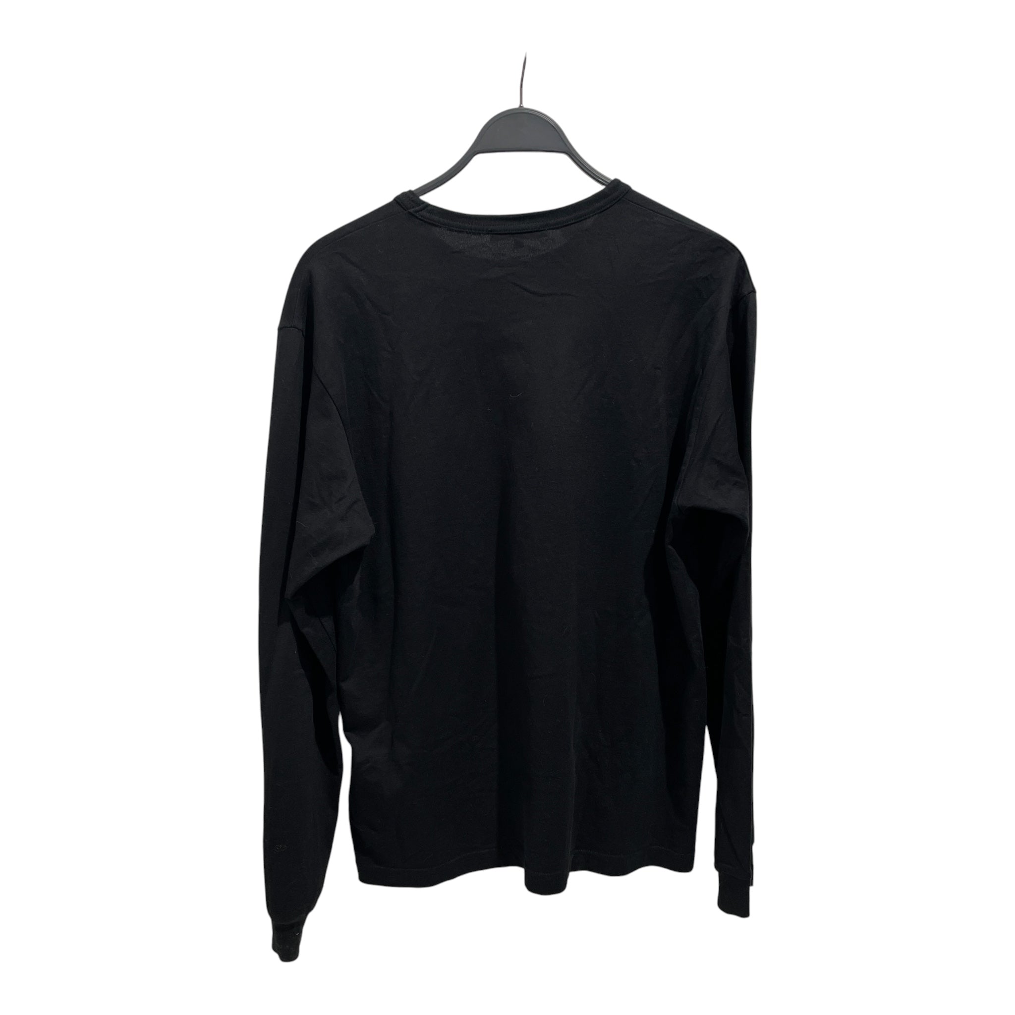 COMME des GARCONS HOMME/LS T-Shirt/XL/Cotton/BLK/Pocket Logo Tee view 2