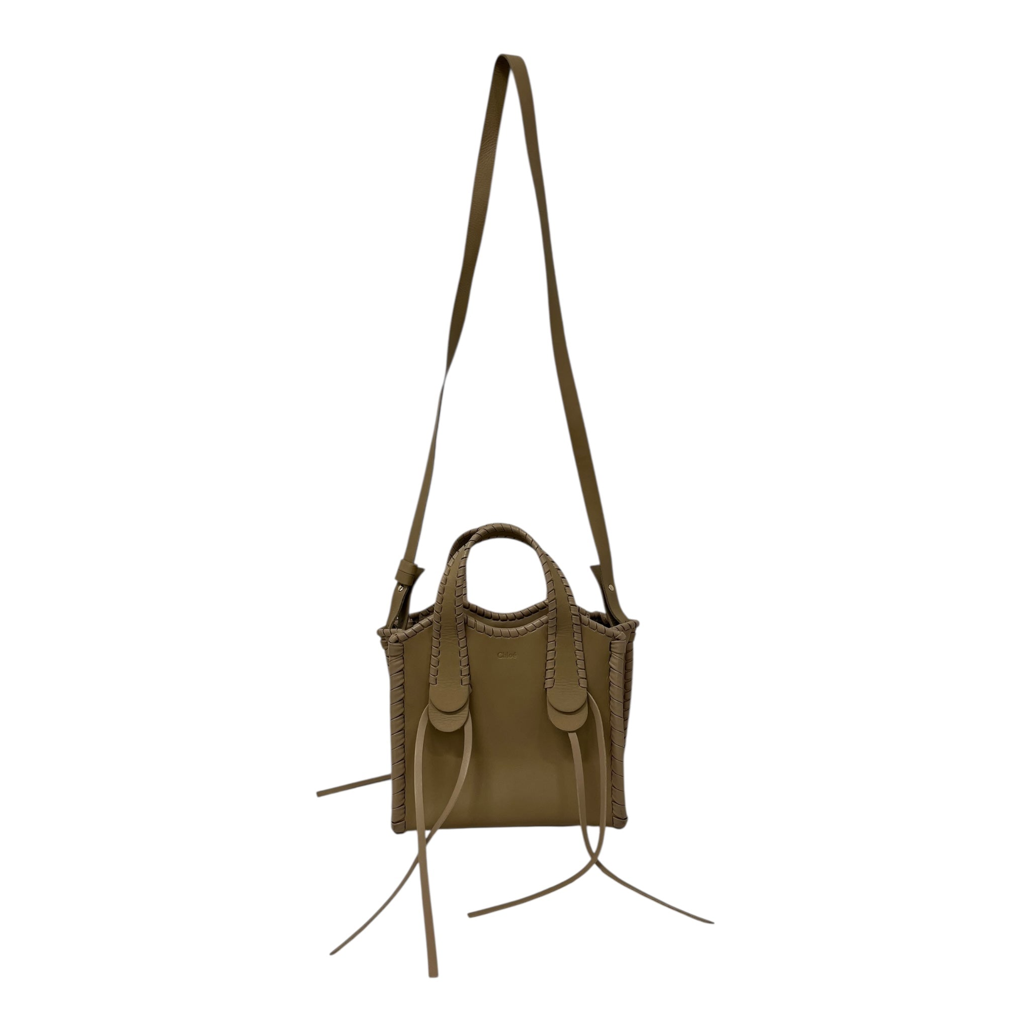 Chloe/Cross Body Bag/Leather/CRM/WOVEN MONY BAG view 1
