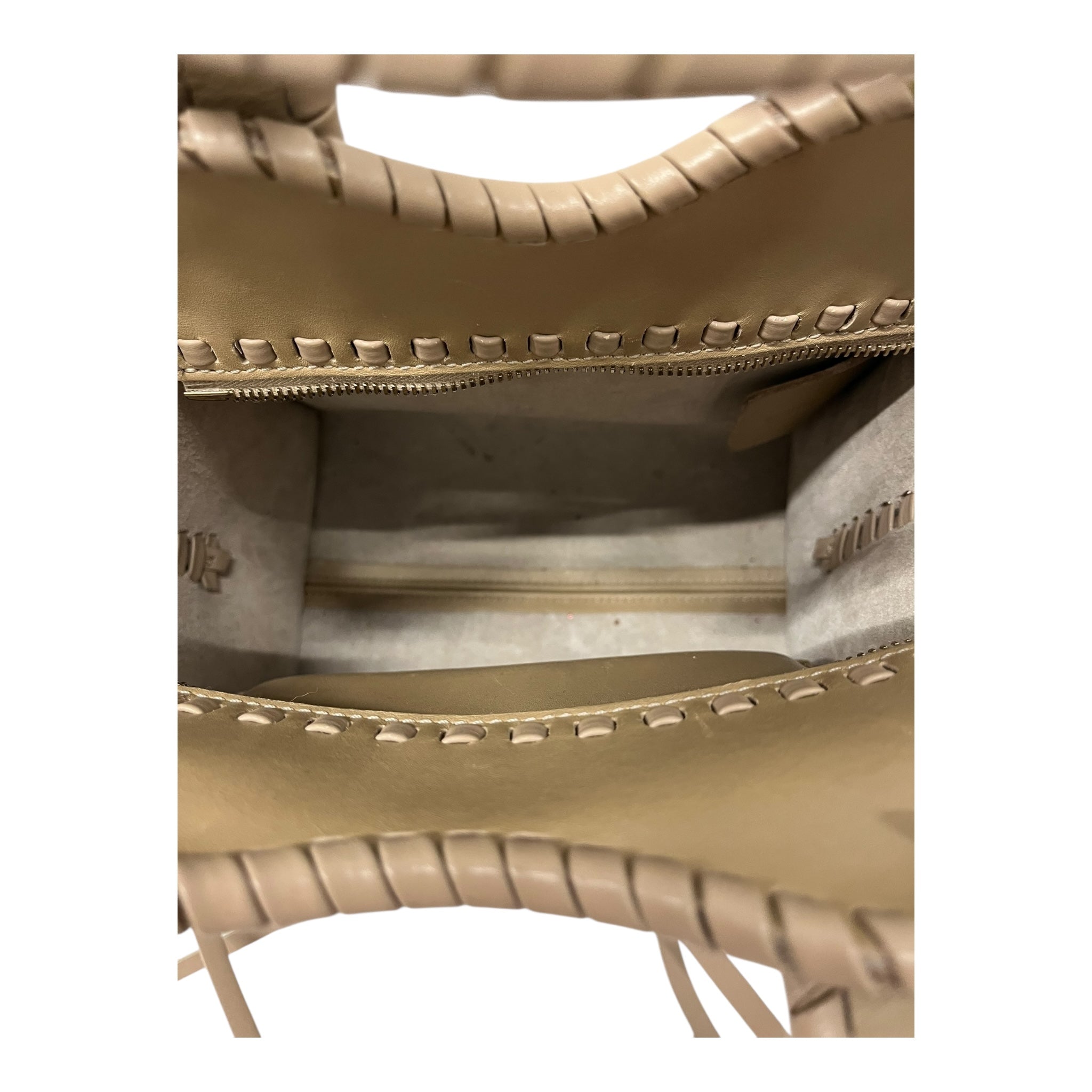 Chloe/Cross Body Bag/Leather/CRM/WOVEN MONY BAG view 3