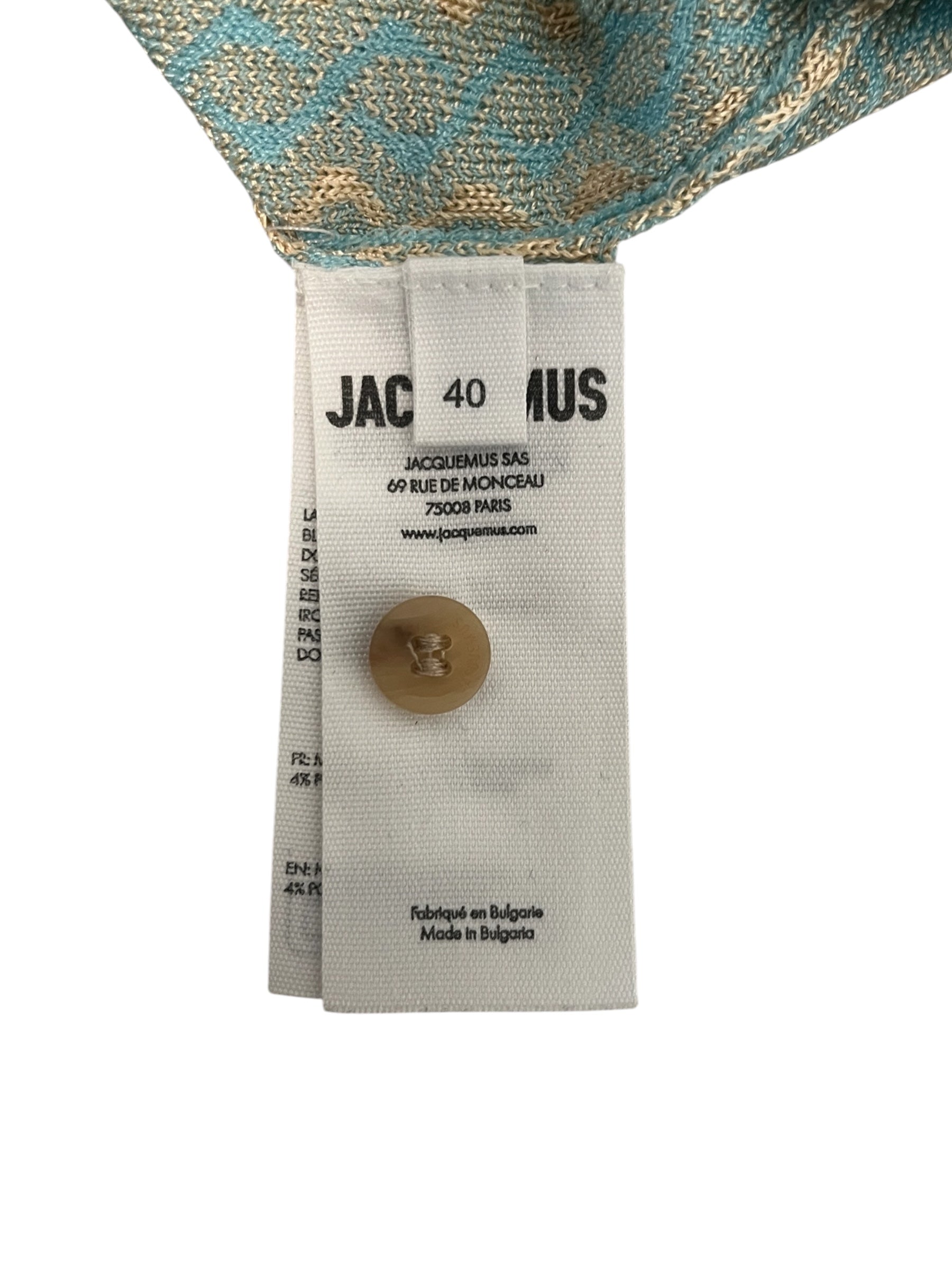 JACQUEMUS/Blouse/40/Polyester/BLU/ view 3