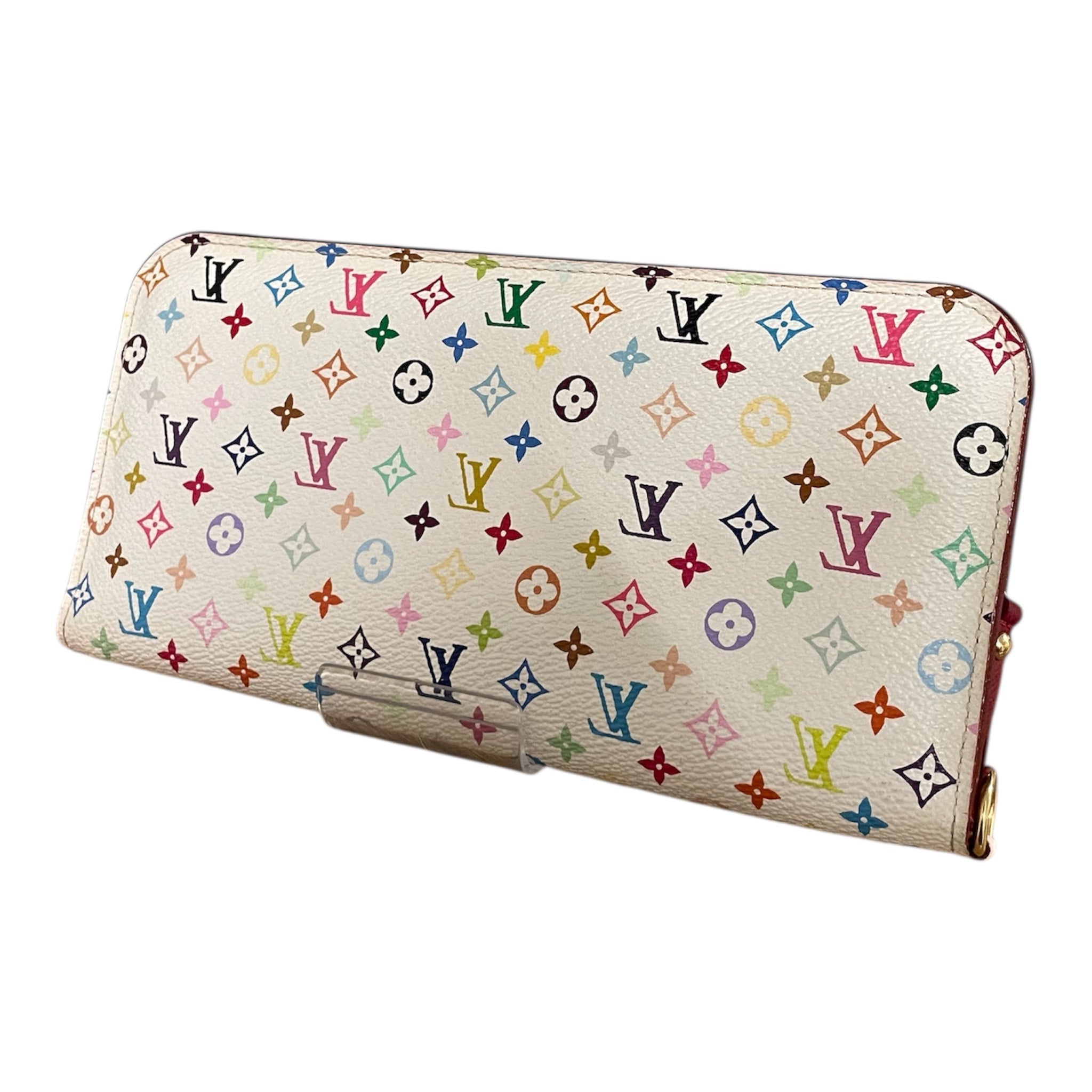 LOUIS VUITTON/Wallet/Monogram/Leather/WHT/RAINBOW MONOGRAM view 1