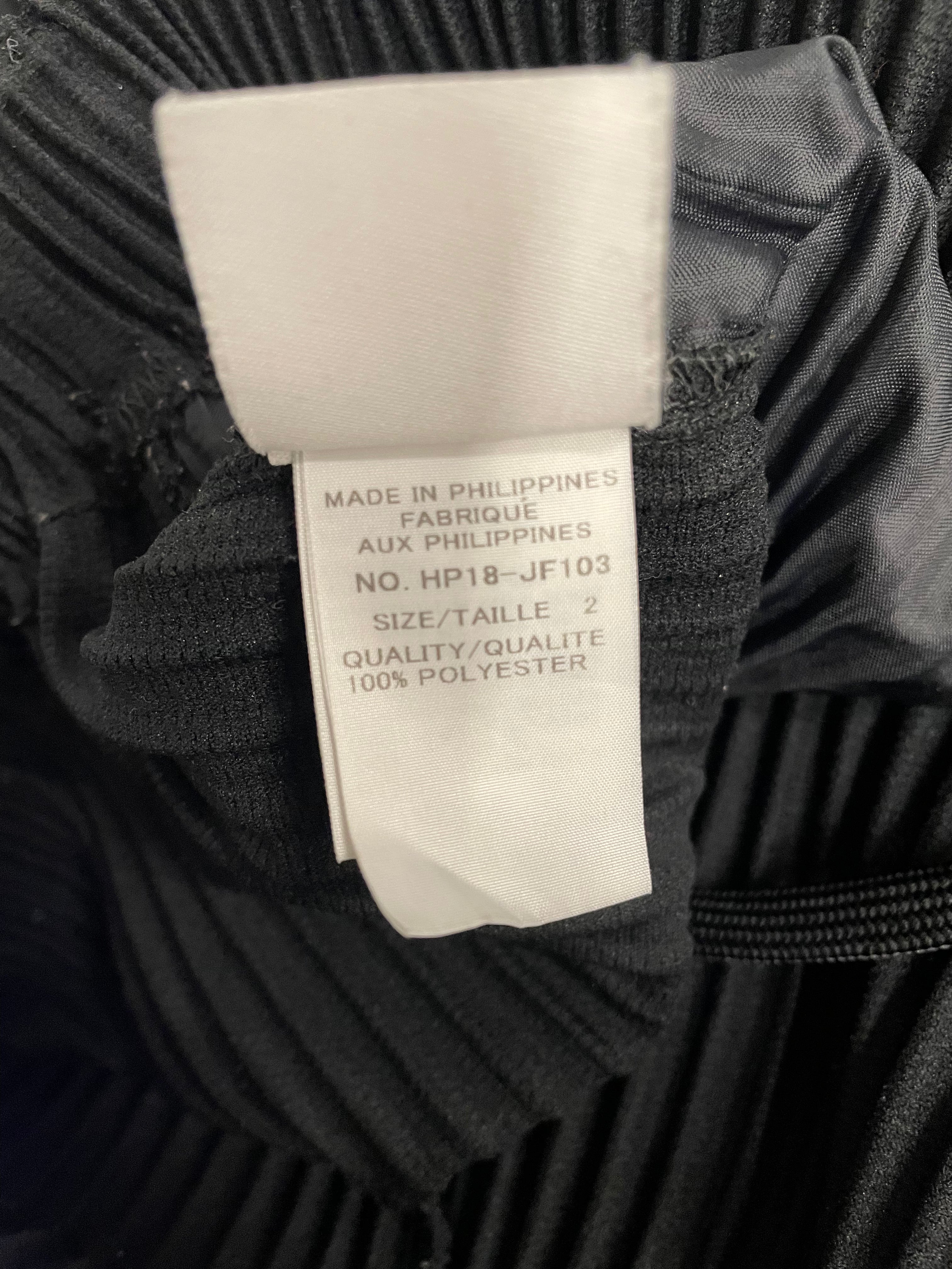 PLEATS PLEASE ISSEY MIYAKE/Pants/2/Polyester/BLK/HP18-JF103 view 4