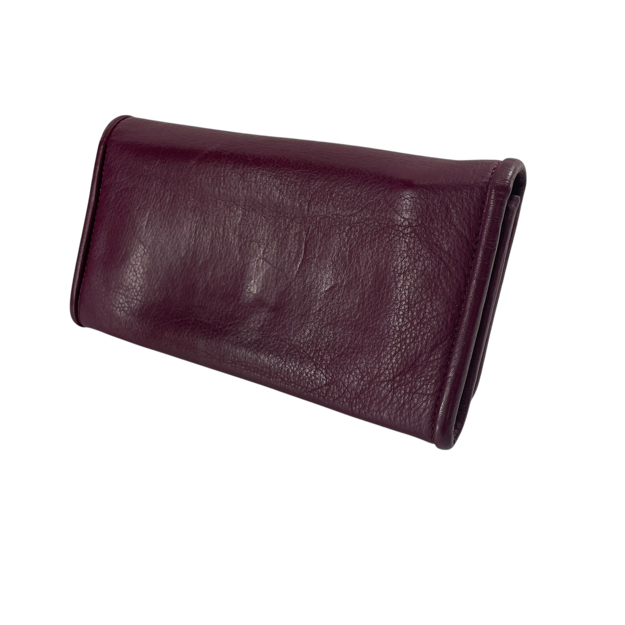 SEE BY CHLOE/Long Wallet/Leather/BRD/GOLD LOGO ON FRONT view 2