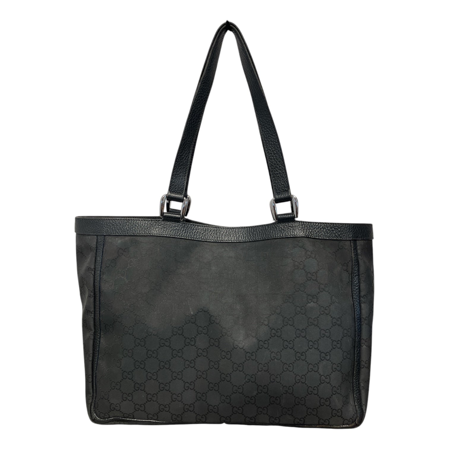 GUCCI/Tote Bag/Monogram/BLK/Abbey toe bag | utility pocket view 2