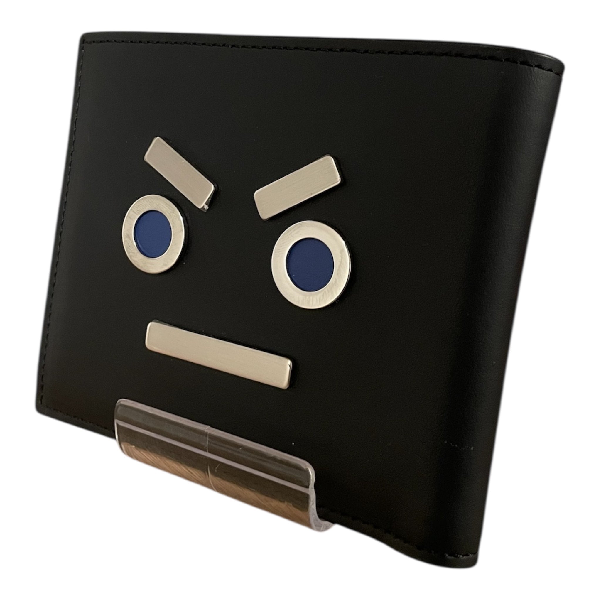 FENDI/Wallet/Leather/BLK/ROBOT FACE view 1