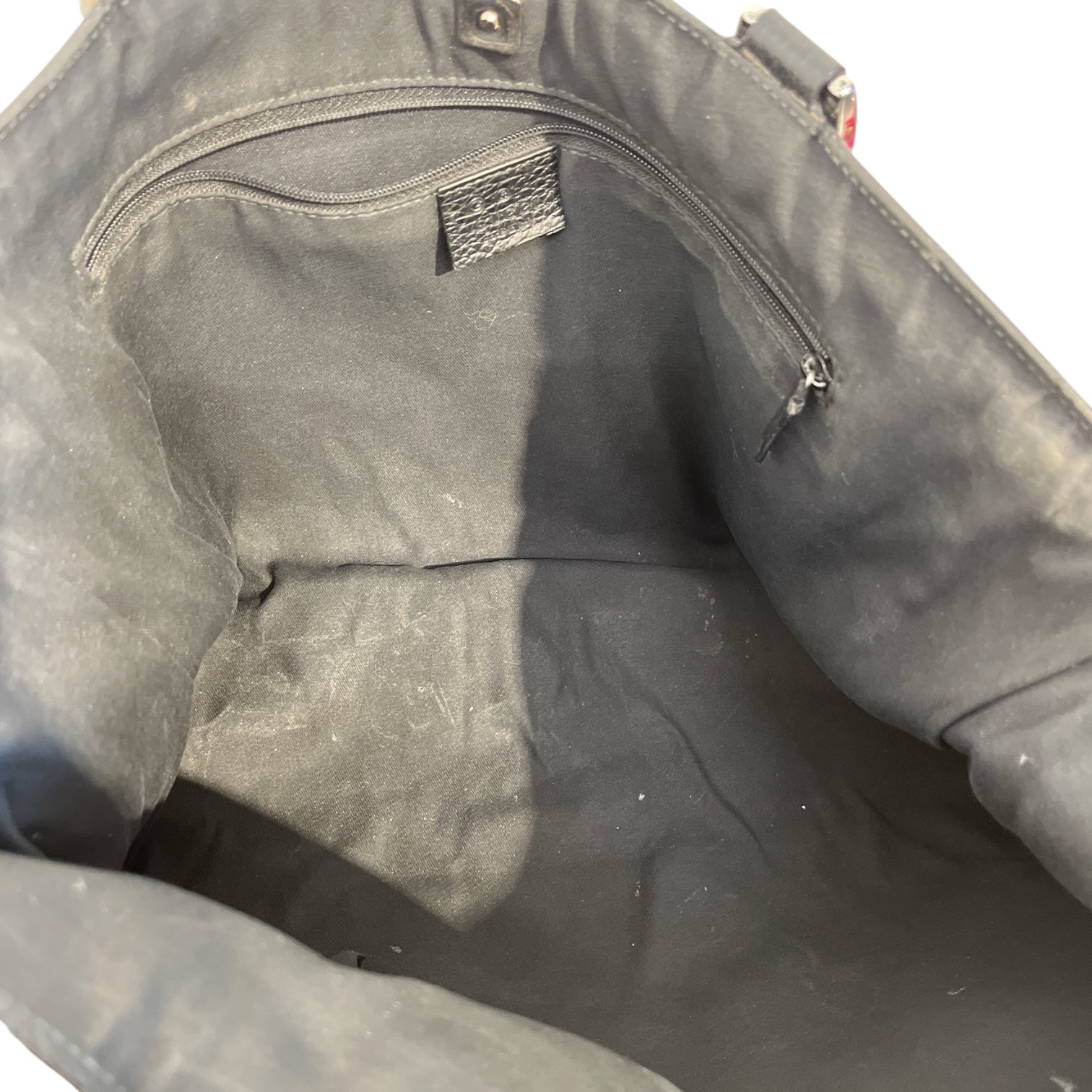 GUCCI/Tote Bag/Monogram/BLK/Abbey toe bag | utility pocket view 4