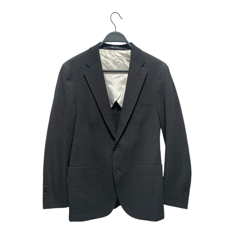 TODD SNYDER/Tailored Jkt/38/Cotton/BLK/Seersucker Cotton(RAISED)