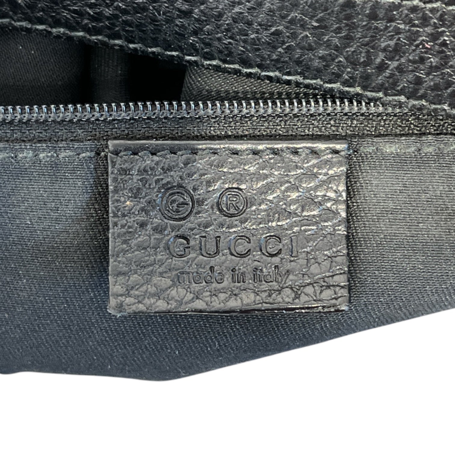 GUCCI/Tote Bag/Monogram/BLK/Abbey toe bag | utility pocket view 5