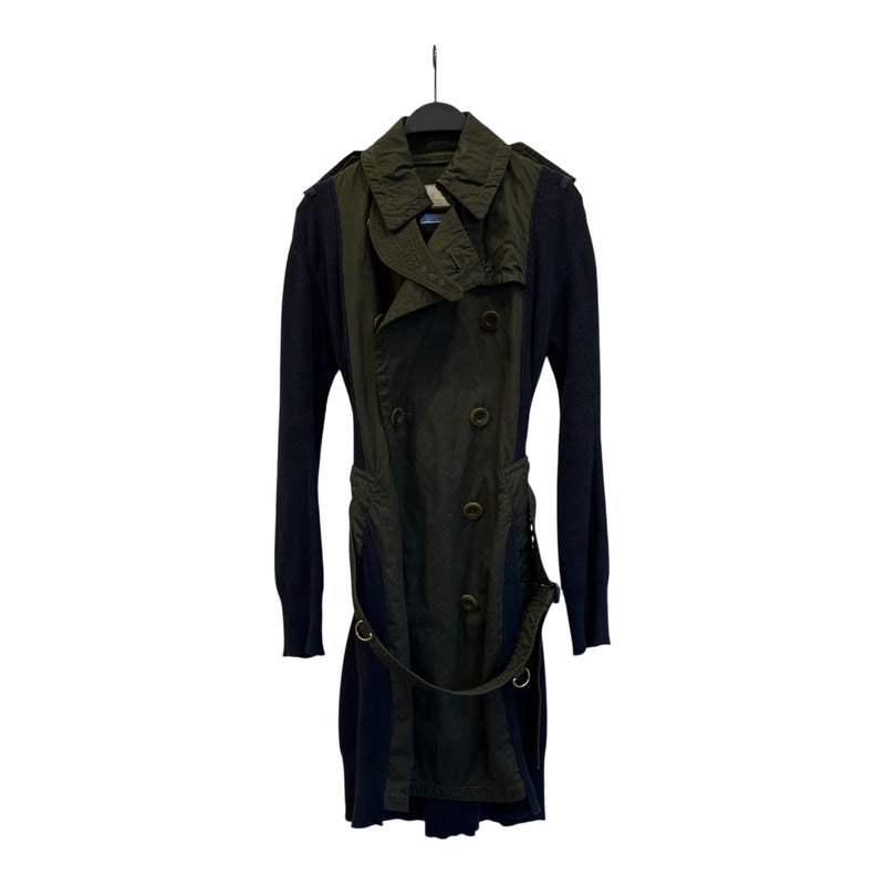 Sacai/Trench Coat/1/Cotton/NVY/