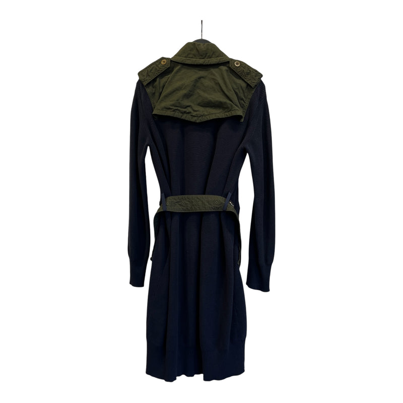 Sacai/Trench Coat/1/Cotton/NVY/