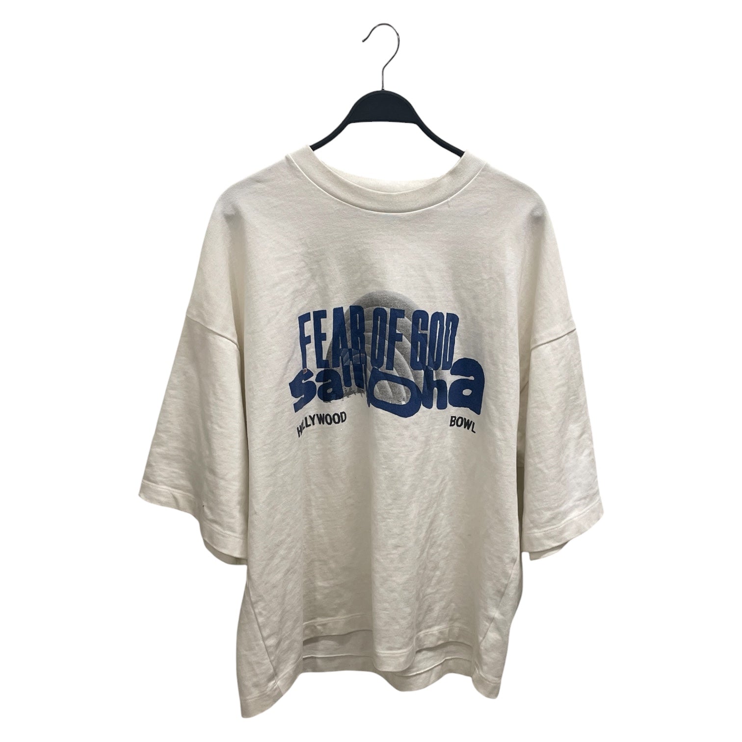 FEAR OF GOD/T-Shirt/2/Cotton/WHT/hollywood bowl sampha view 1