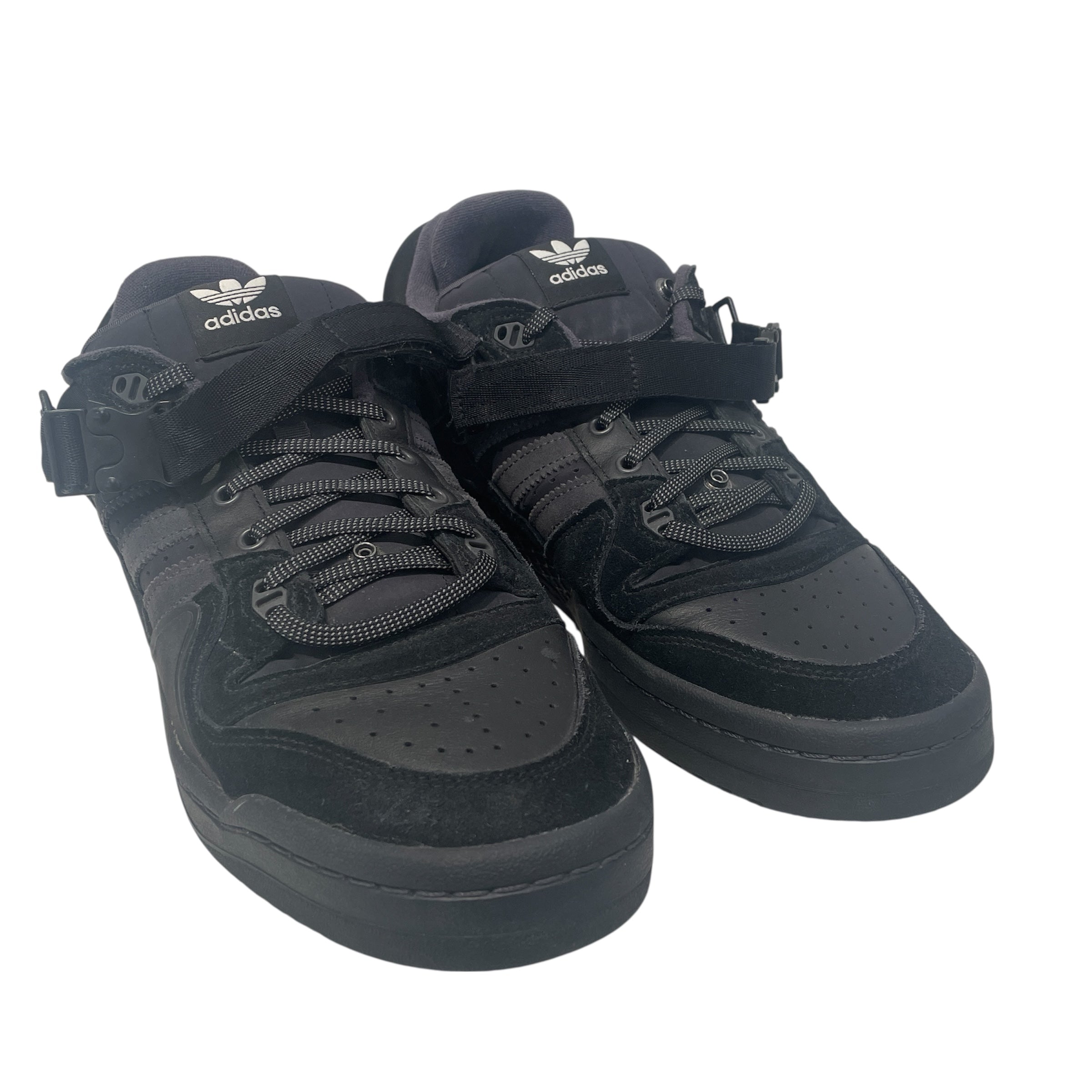 adidas/BAD BUNNY X FORUM LOW/Low-Sneakers/US 12/Leather/BLK/GW5021 view 1