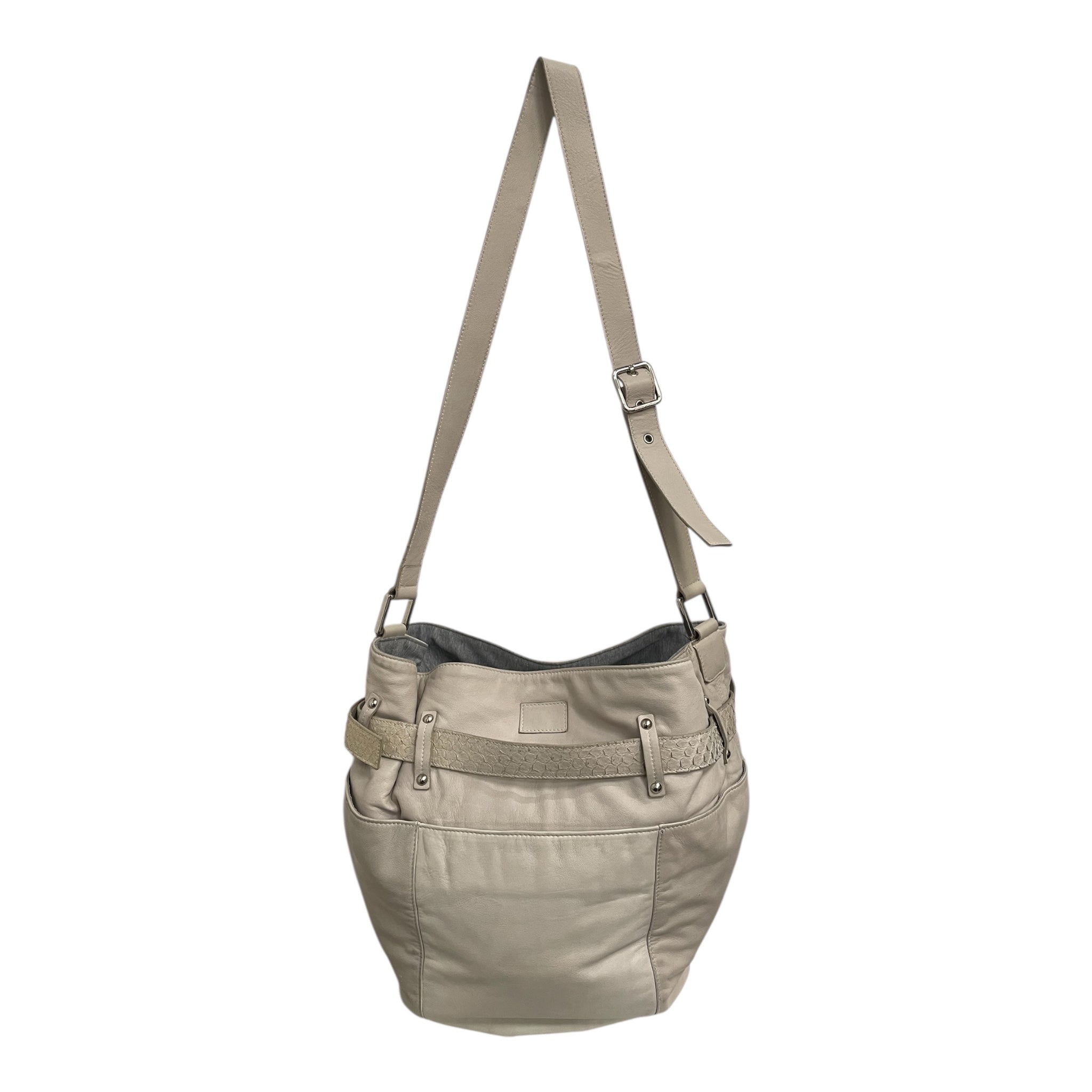 BRUNELLO CUCINELLI/Tote Bag/Leather/WHT/SNAKE SKIN STRAP view 2