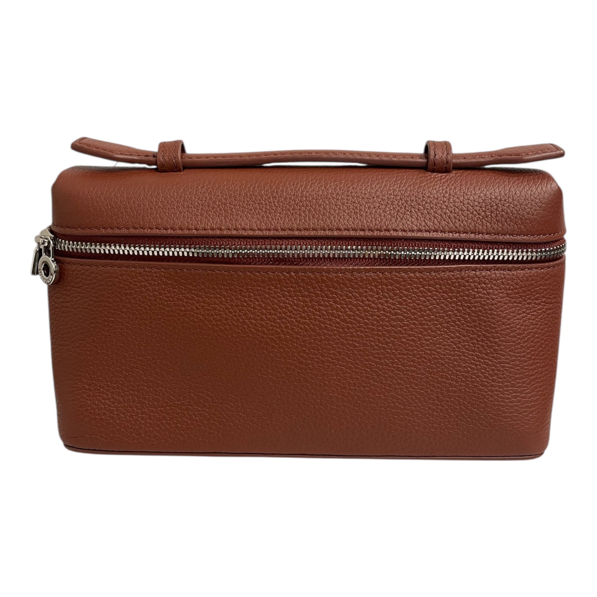 Loro Piana/Hand Bag/Leather/BRW/EXTRA POCKET SMALL SILVER HARD view 1