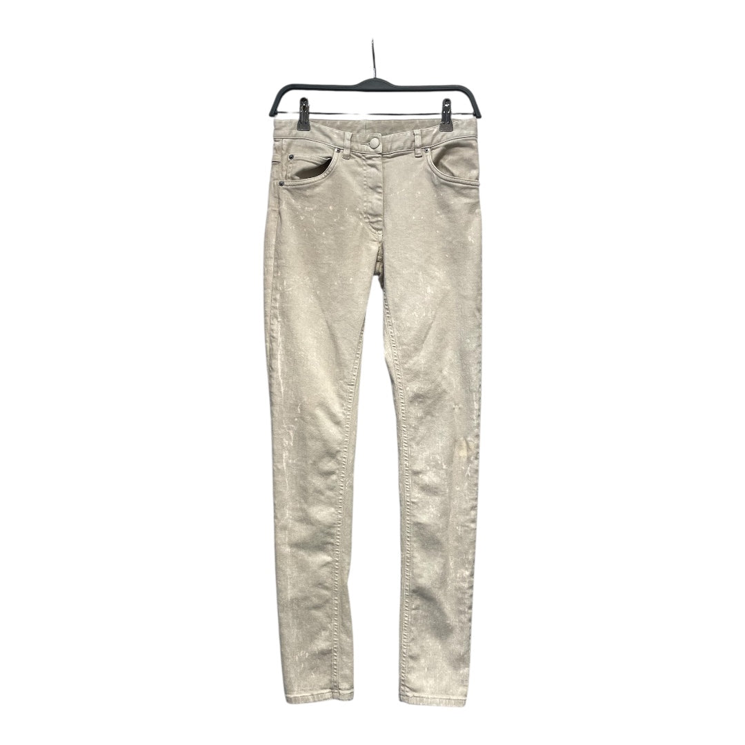 Maison Margiela/Skinny Pants/40/Cotton/BEG/Low-rise/ view 1