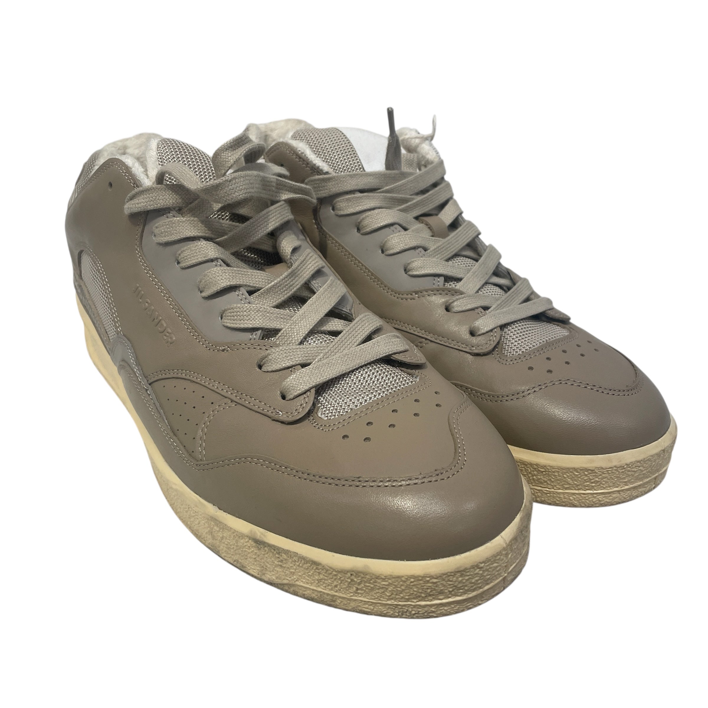 JIL SANDER/Hi-Sneakers/EU 45/Leather/BEG/ view 1