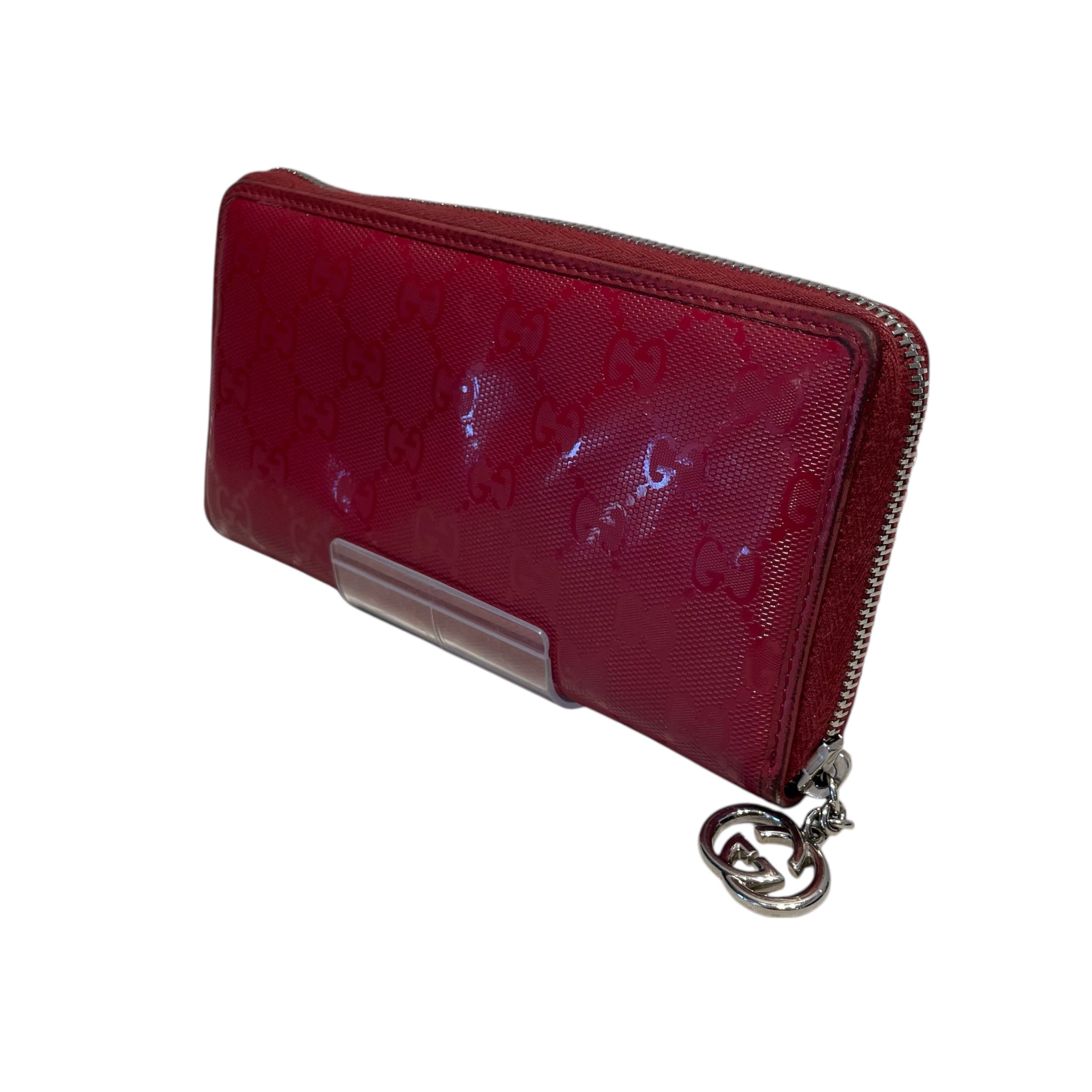 GUCCI/Clutch Bag/Monogram/RED/Long Wallet view 1