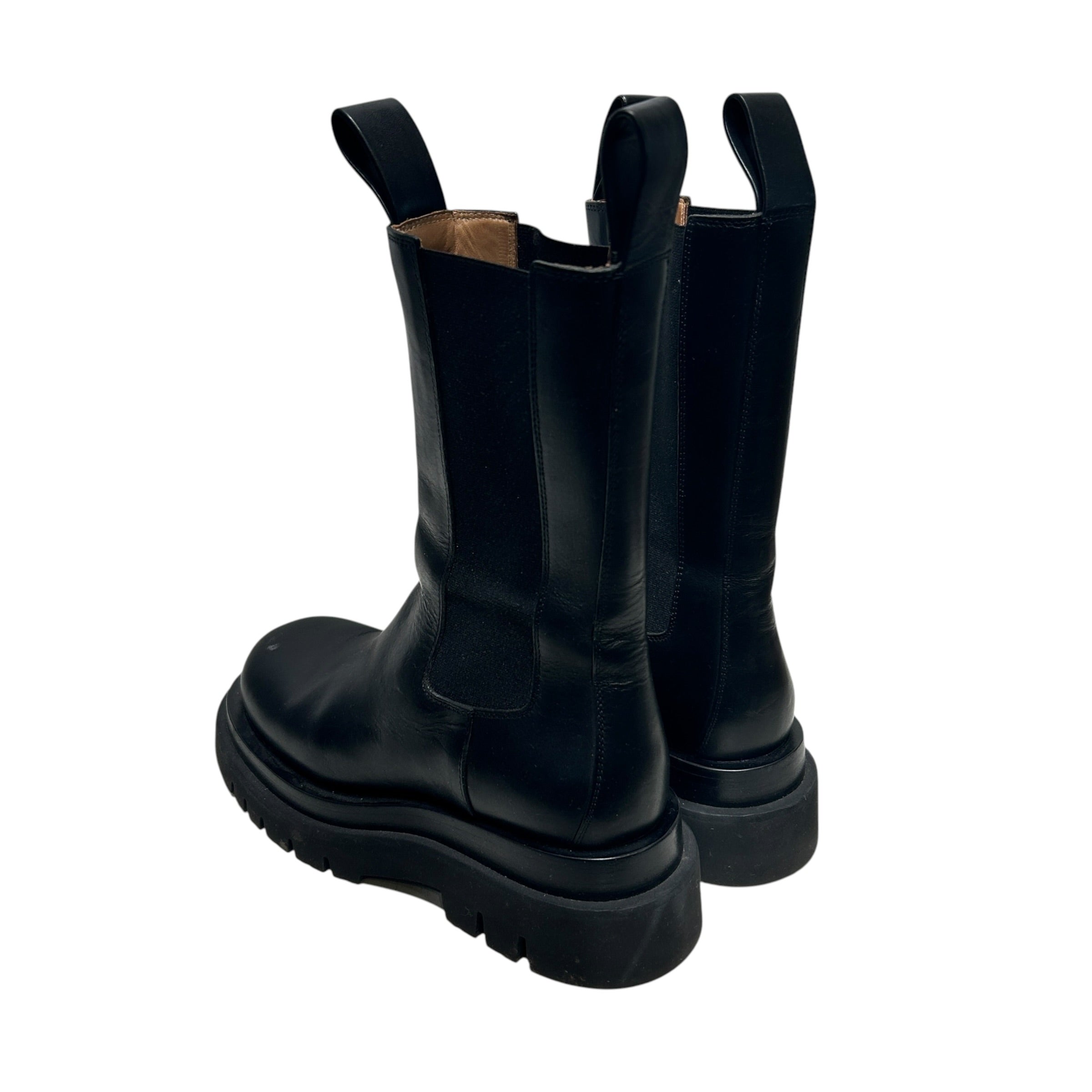 BOTTEGA VENETA/Boots/EU 36/Leather/BLK/chunky sole view 2