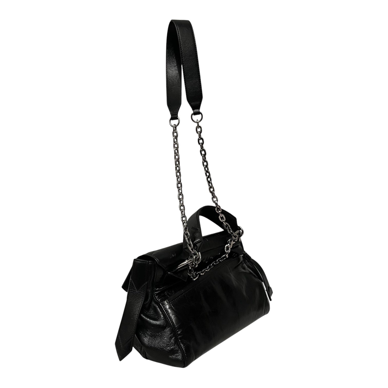 GIVENCHY/Hand Bag/Leather/BLK/4g soft leather view 3