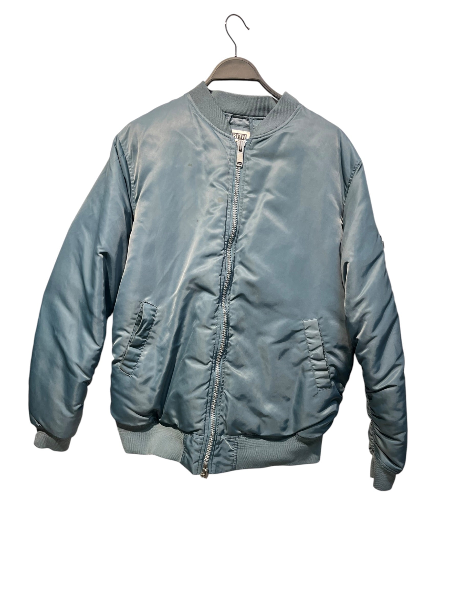 KITH/Puffer Jkt/XL/Nylon/BLU/bomber view 1