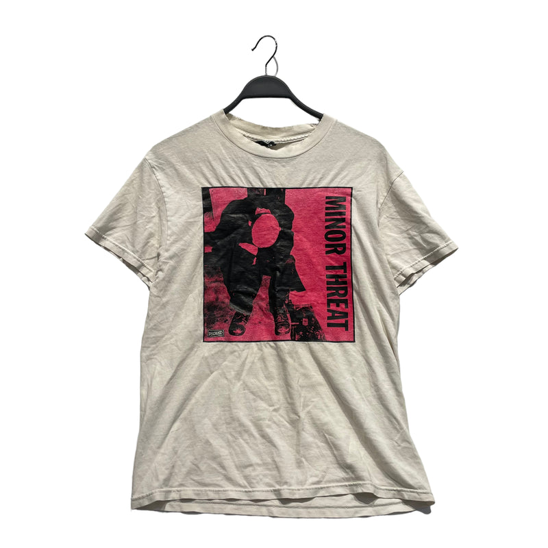 Vintage/T-Shirt/M/Cotton/WHT/Graphic/