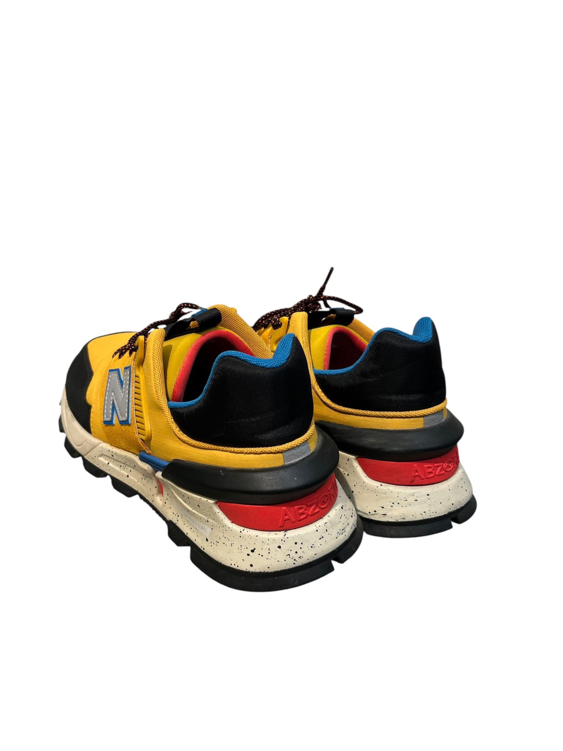 NEW BALANCE/Low-Sneakers/US 8/Nylon/GLD/997S VARSITY GOLD BLACK view 2