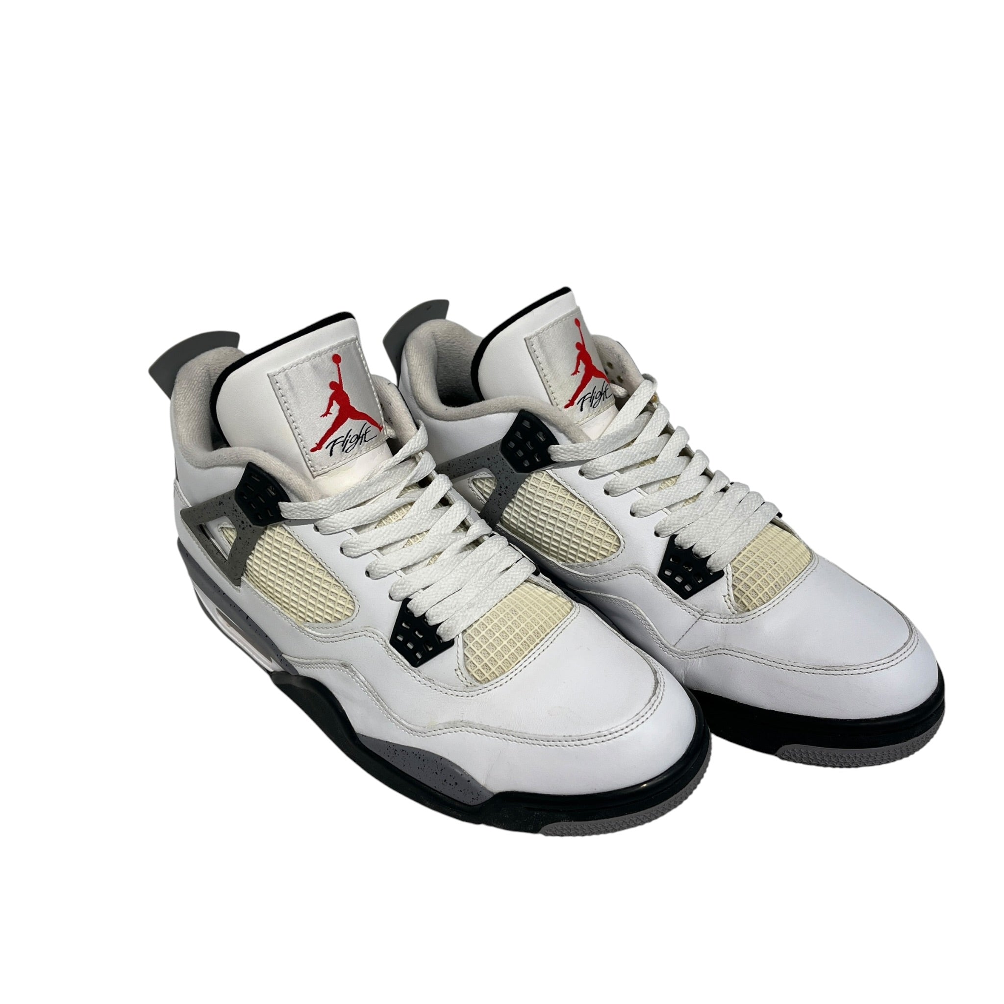 NIKE/Low-Sneakers/US 11.5/Leather/WHT/White Cement 4s 2011 view 1
