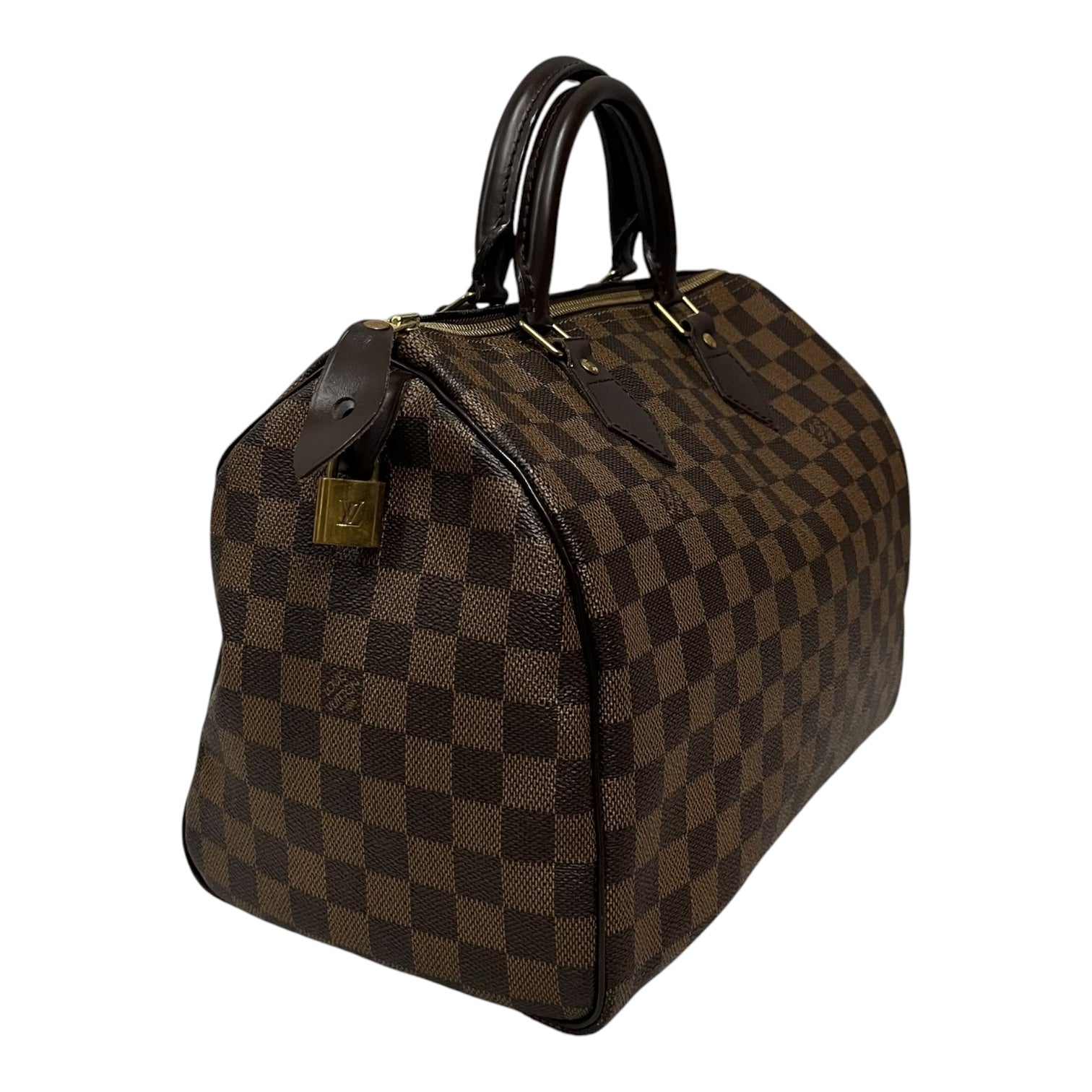 LOUIS VUITTON/Hand Bag/Monogram/Leather/BRW/damier ebene speedy 30 view 3