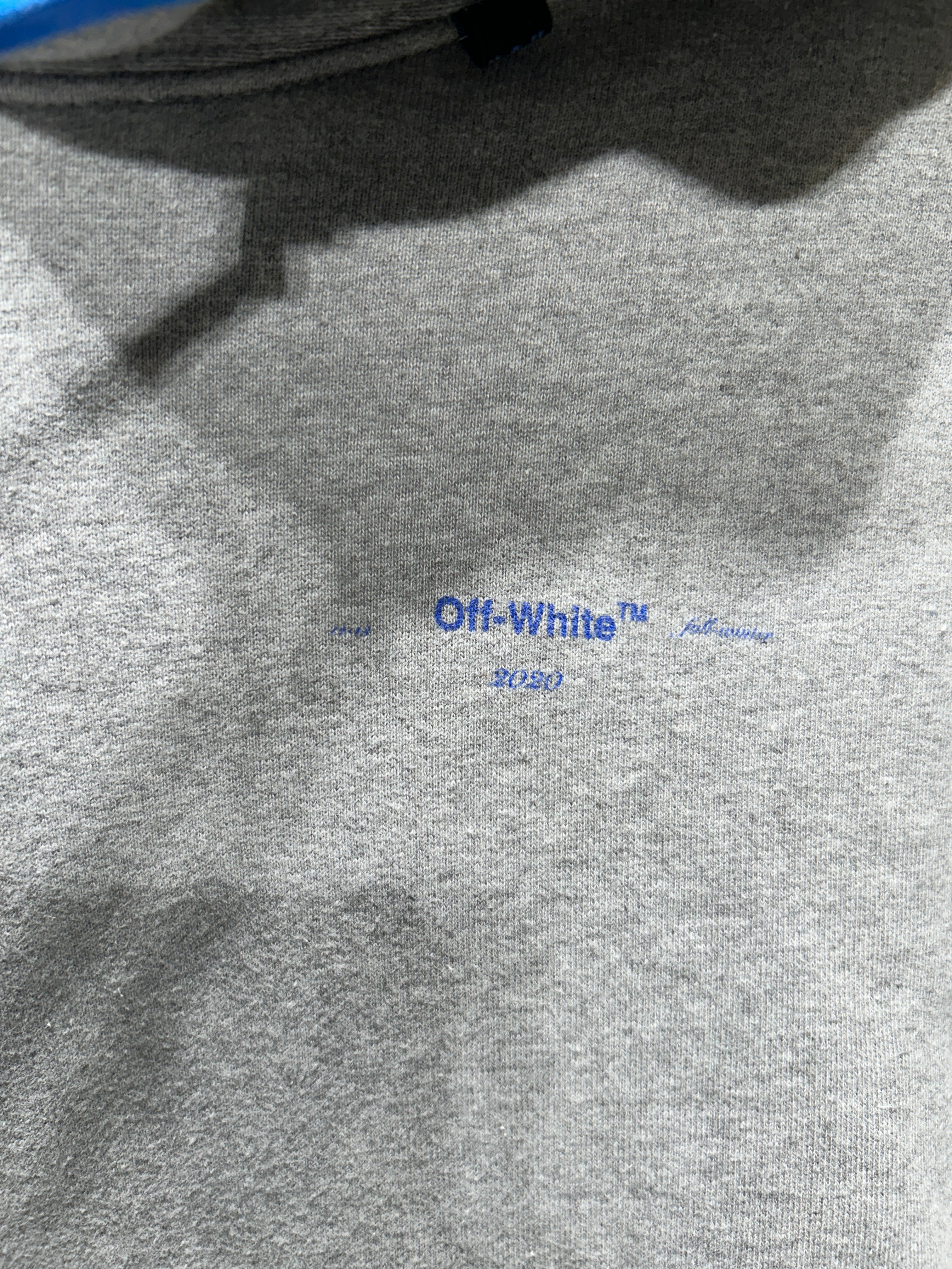 OFF-WHITE/Hoodie/XXL/Cotton/GRY/2020 view 3