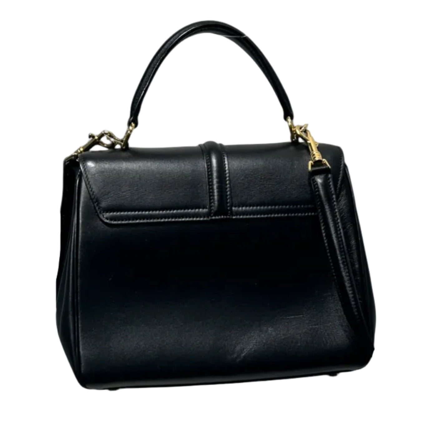 CELINE/Hand Bag/Leather/BLK/SMOOTH CALFSKIN view 2