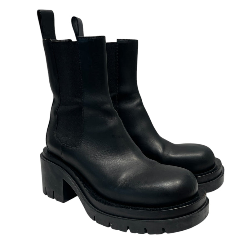 BOTTEGA VENETA/Boots/US 7.5/Leather/BLK/BOTTEGA BOOTS