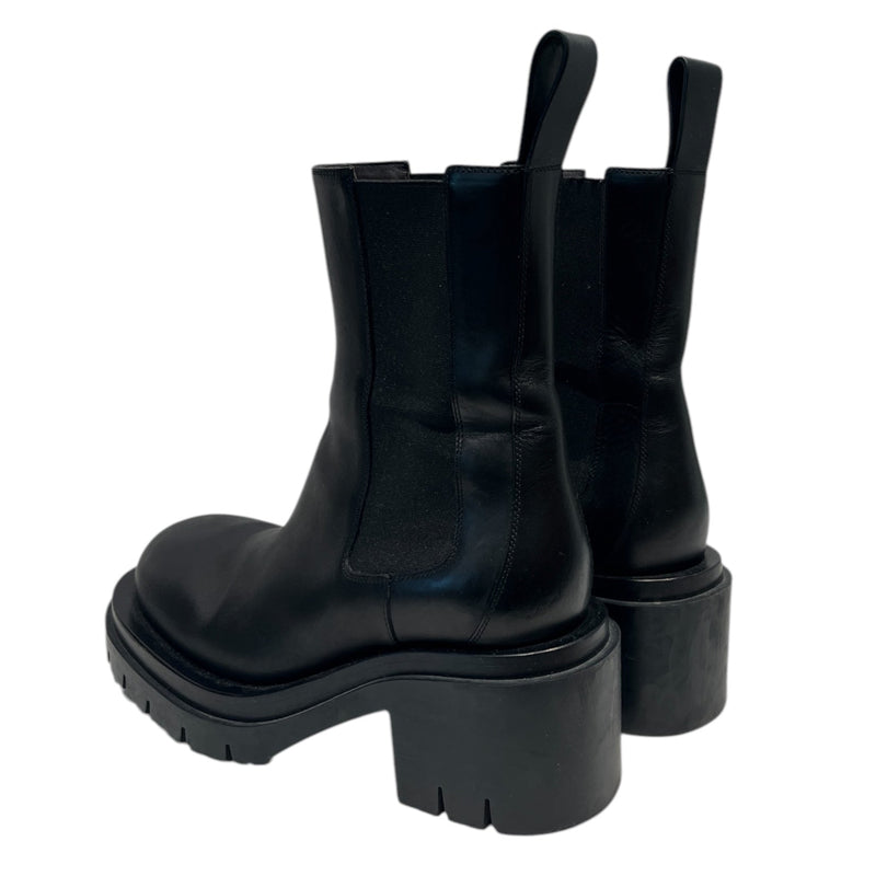 BOTTEGA VENETA/Boots/US 7.5/Leather/BLK/BOTTEGA BOOTS