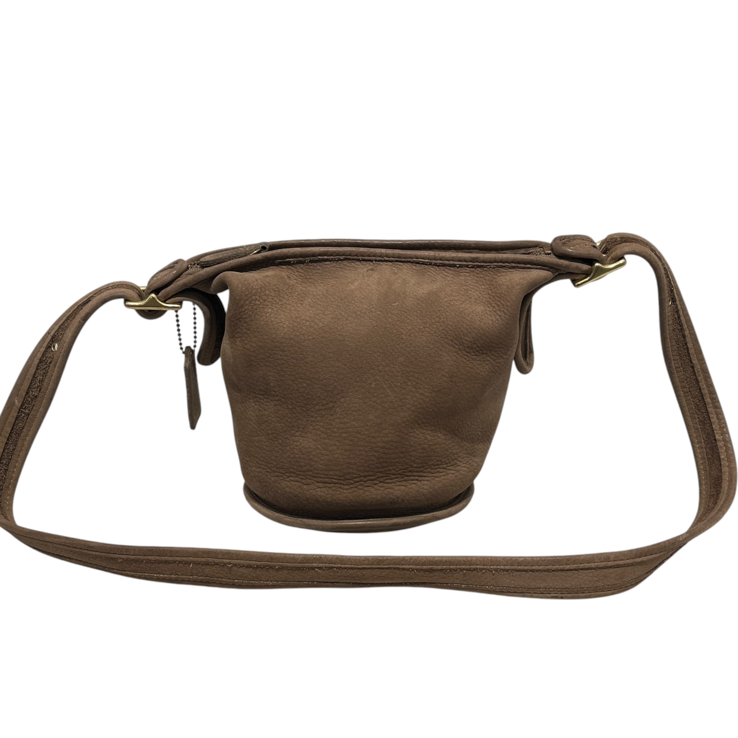 COACH/Cross Body Bag/Suede/CML/4954 suede view 2